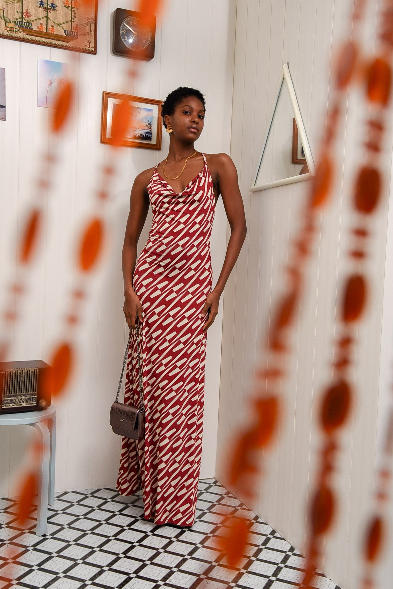 Chill Island Maxi Dress - Bordeaux