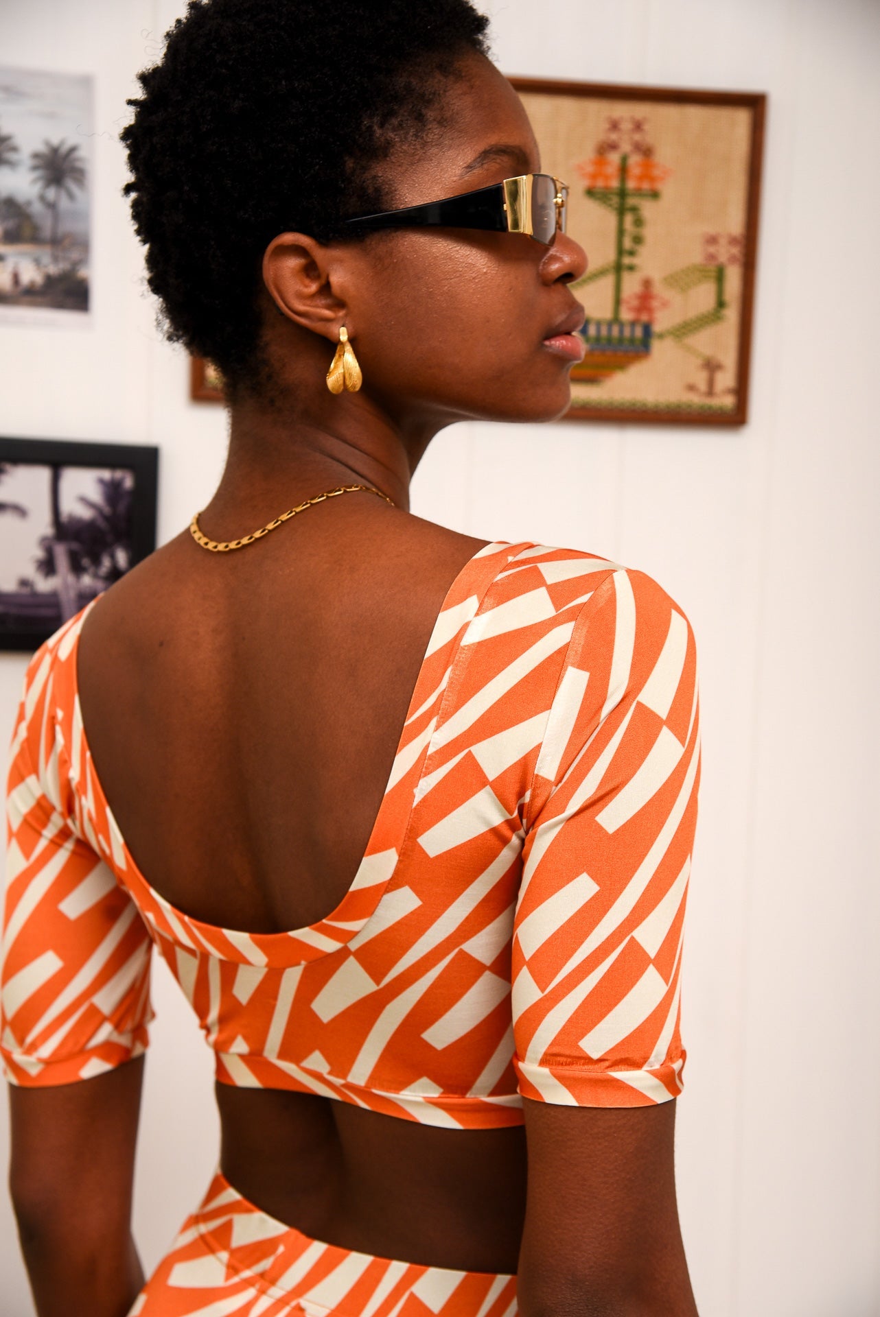 Chill Island Top - Orange