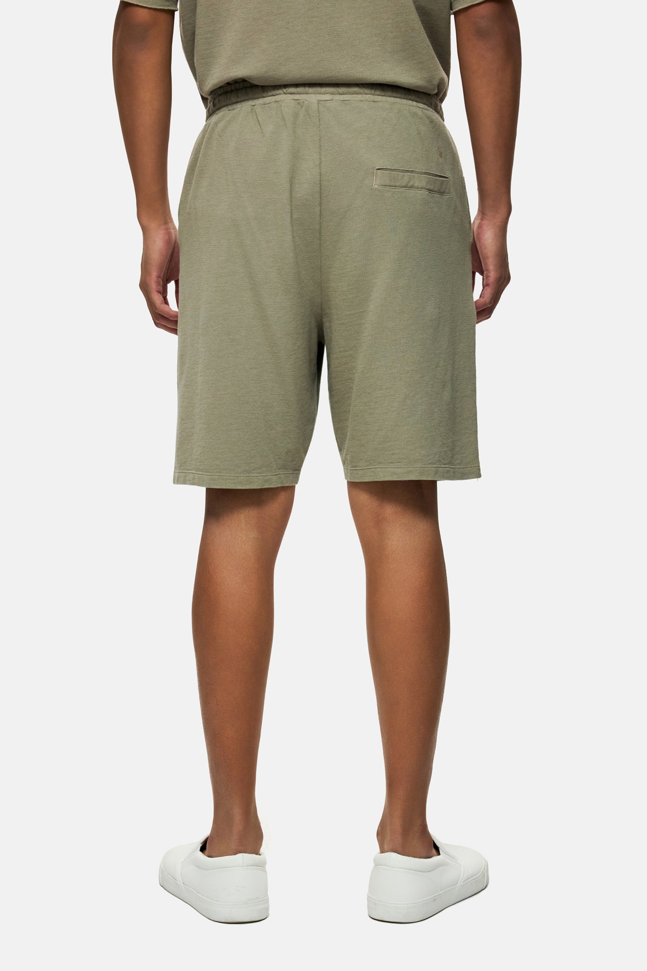 DLMSB000102 - PIQUET CHINO SWEATBERMUDA - TAUPE