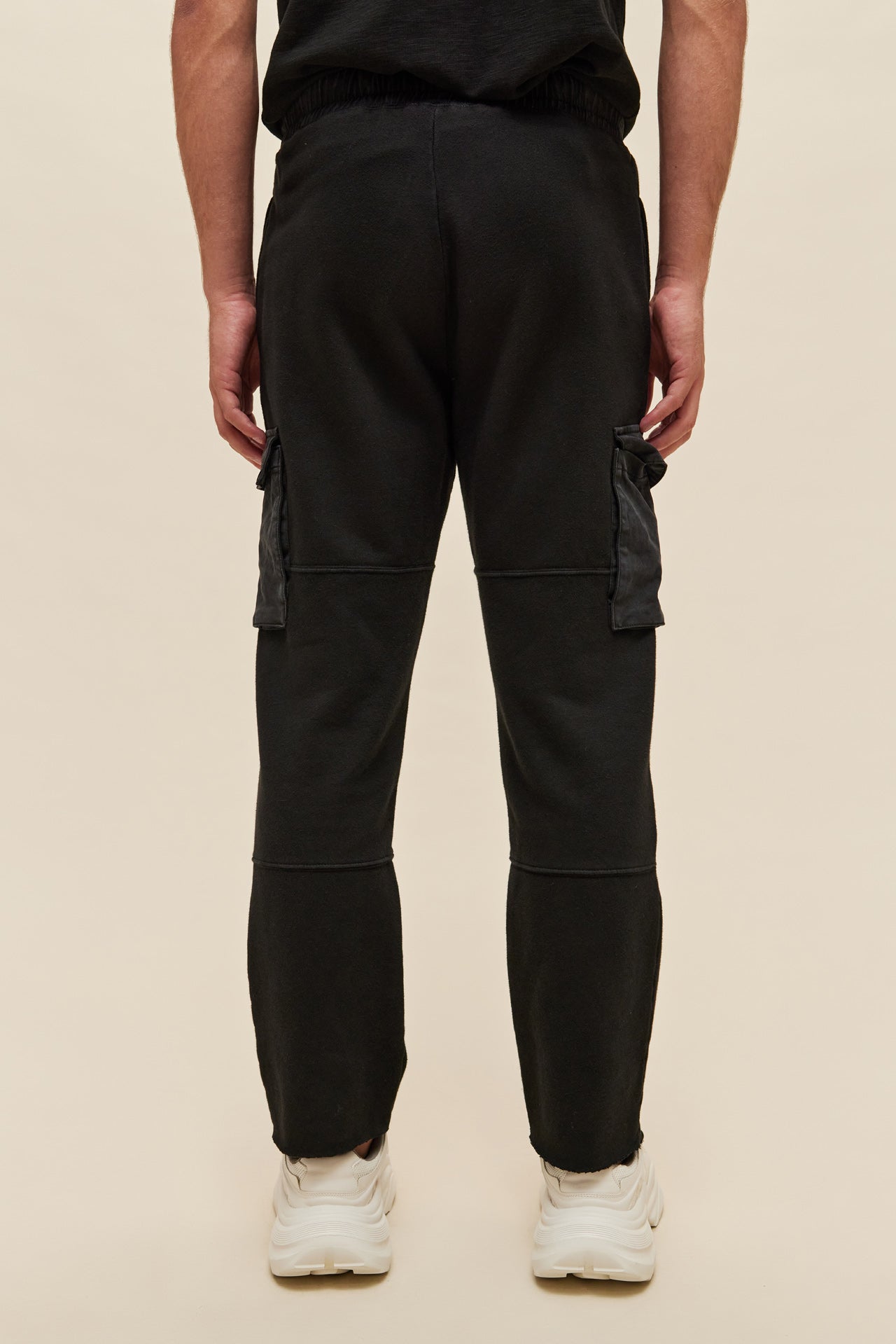 Cargo Contrast Sweatpants DLMSP000072 VINTAGE BLACK