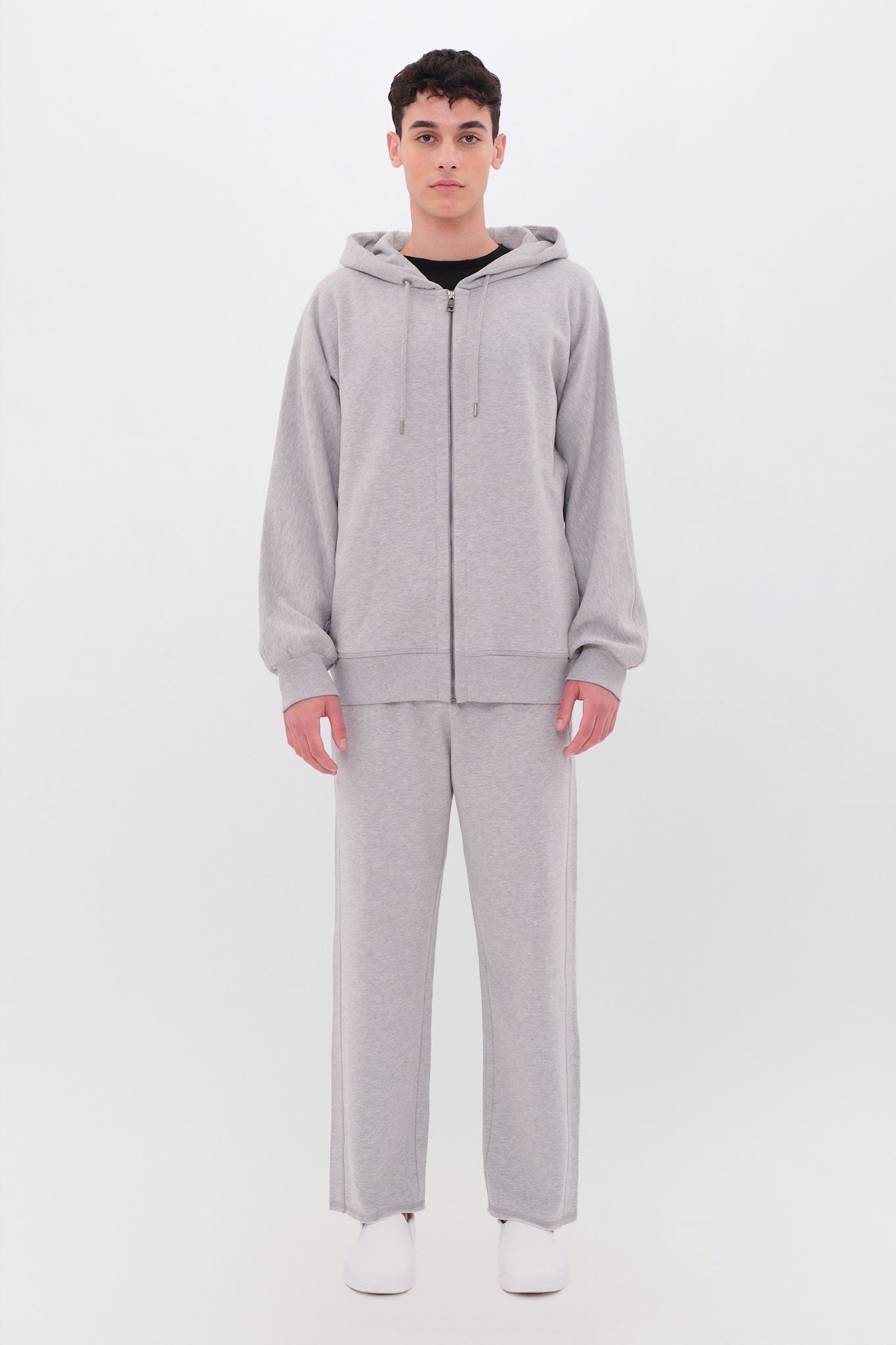 DLMSP000112 - Straight Leg Sweatpants - GREY MELANGE