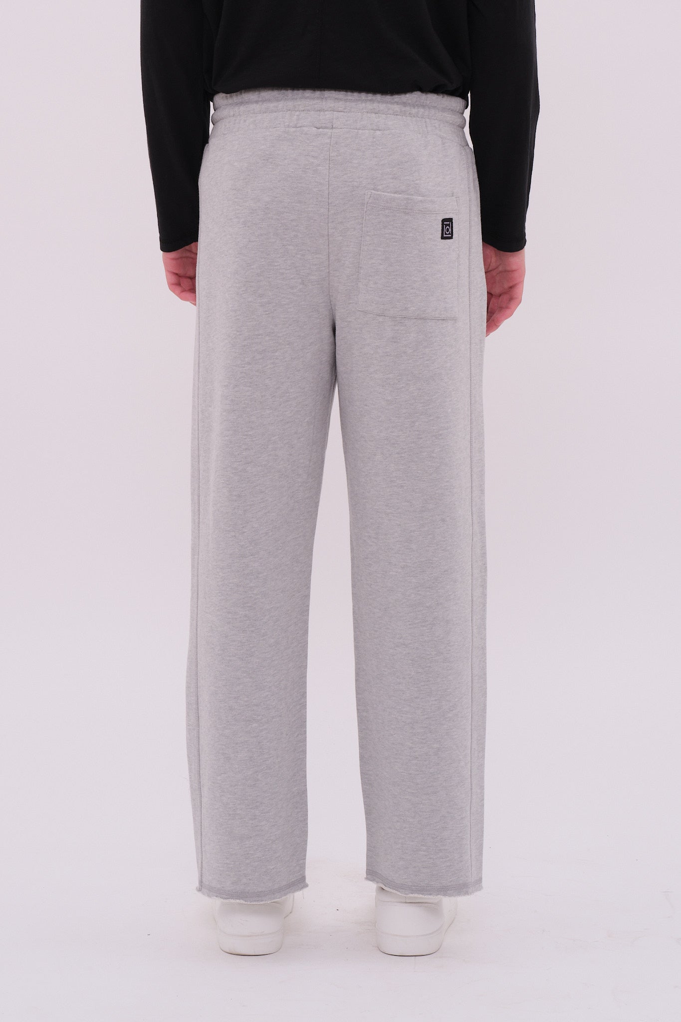 DLMSP000112 - Straight Leg Sweatpants - GREY MELANGE