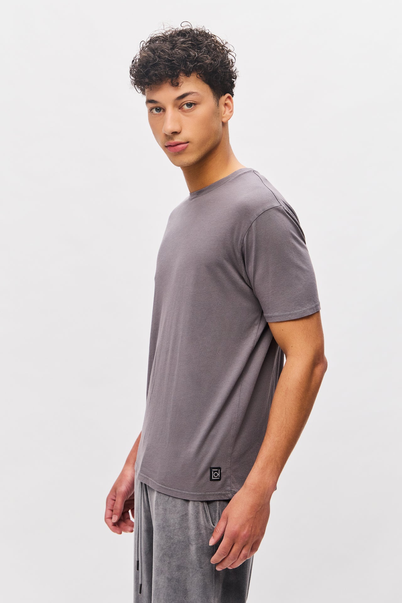 T-Shirt with Round Cut Neckline