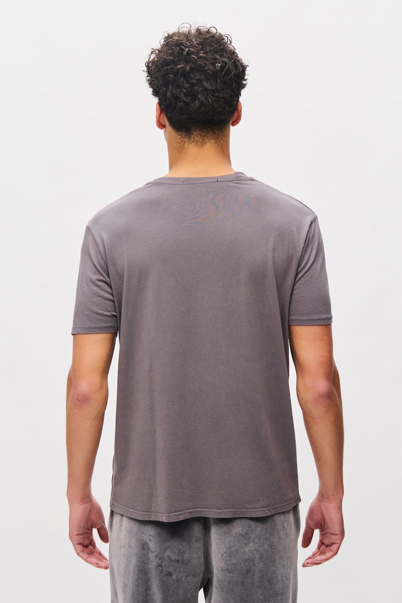 T-Shirt with Round Cut Neckline