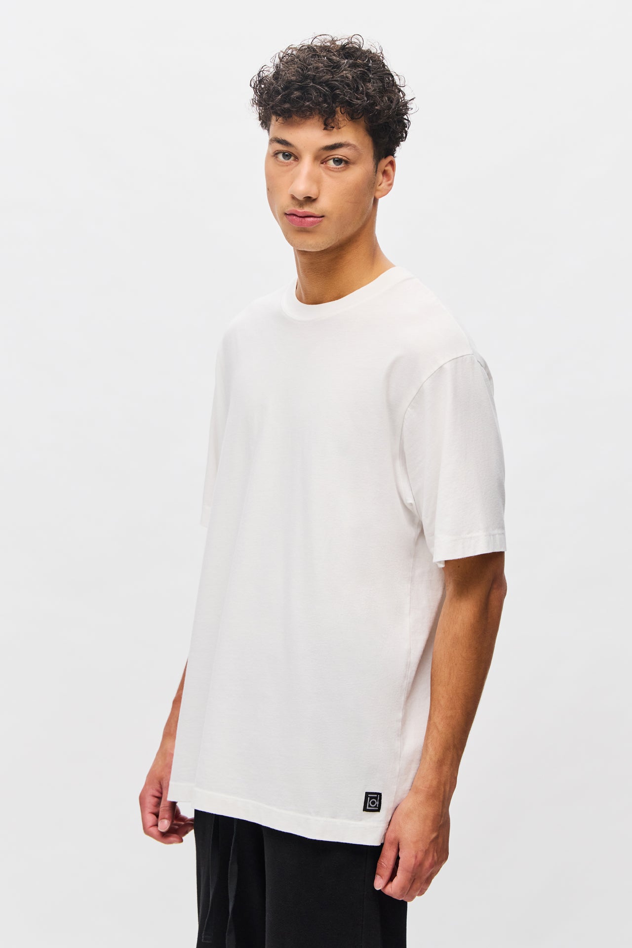 Οversize T-Shirt with Round Cut Neckline