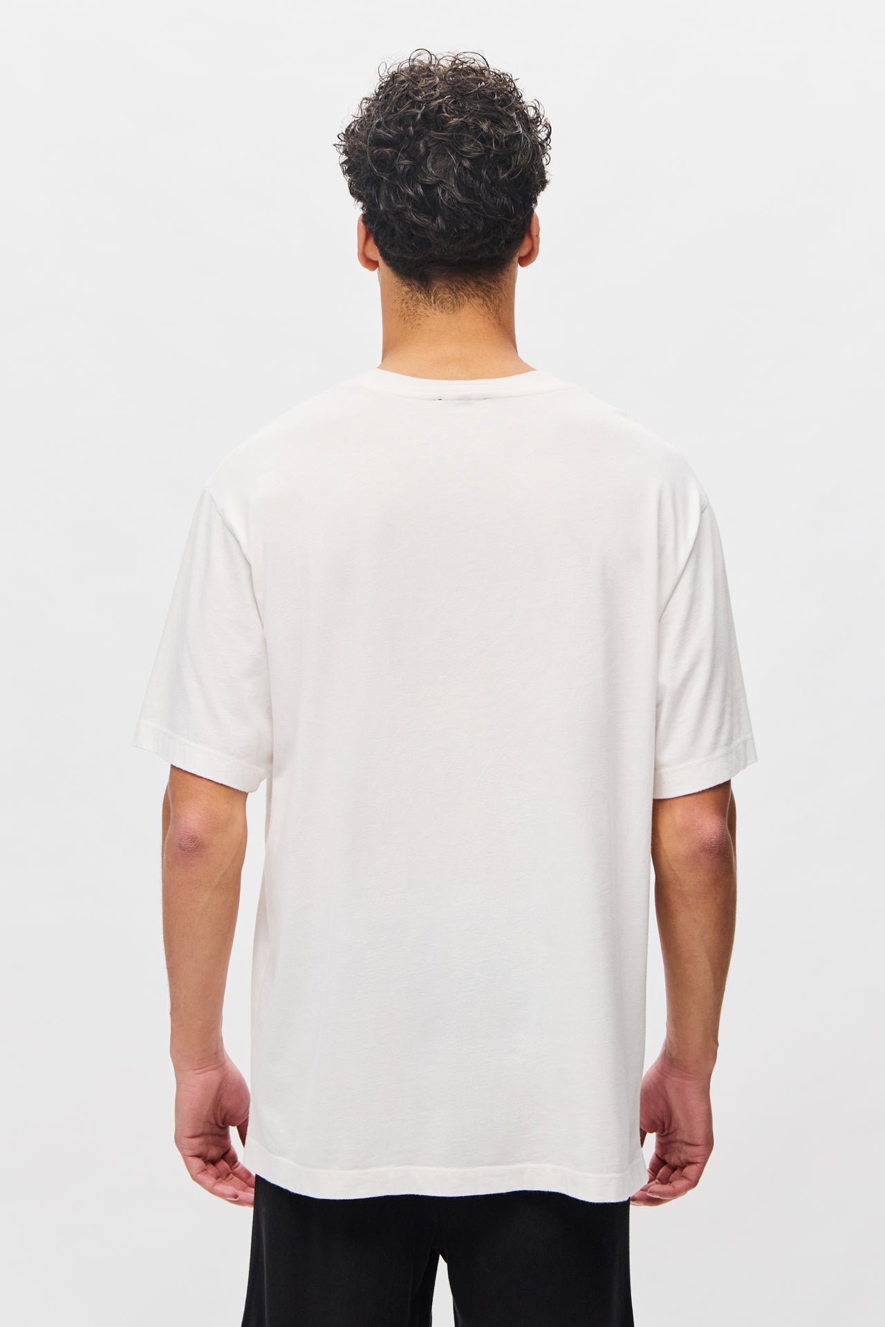 Οversize T-Shirt with Round Cut Neckline