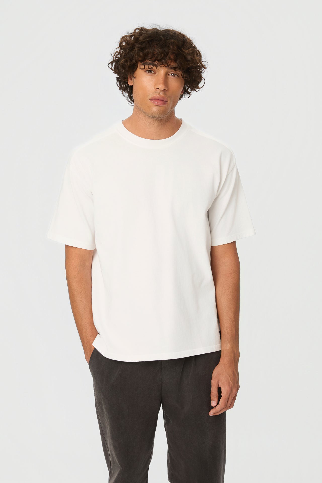 DLMT000646 - Regular Fit Raglan T-Shirt - White