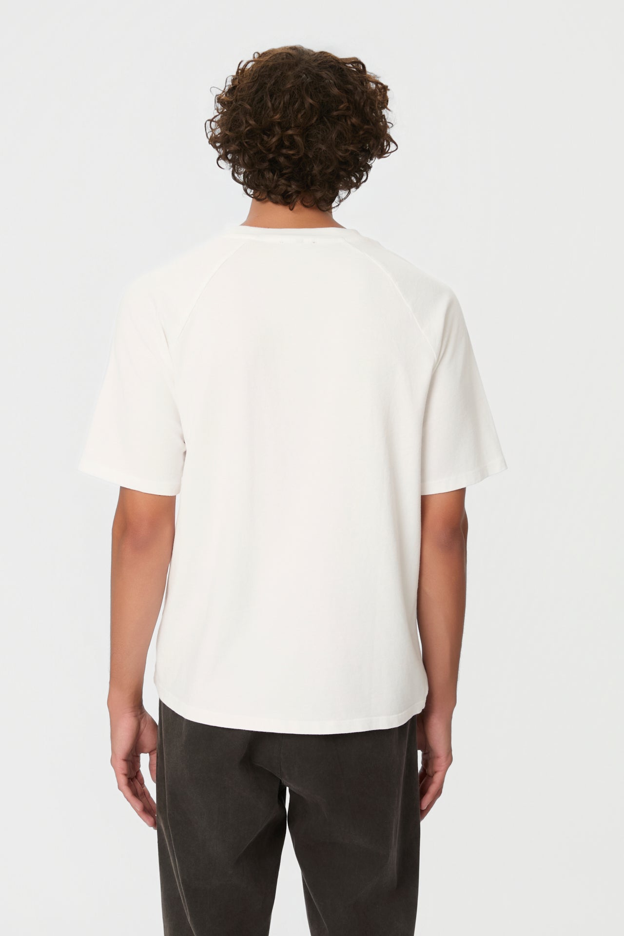 DLMT000646 - Regular Fit Raglan T-Shirt - White