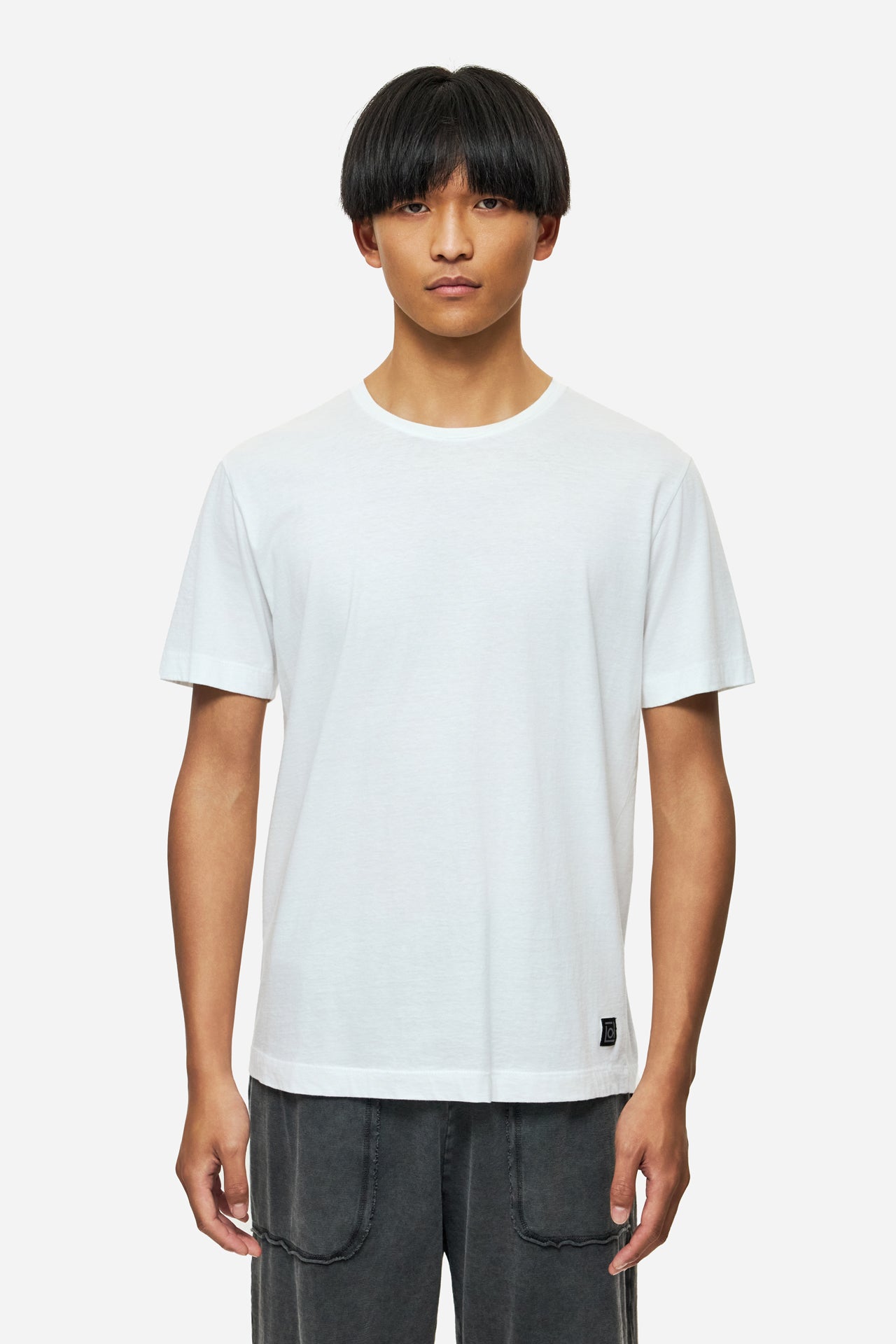 DLMT000671 - SUPER FINE COTTON T-SHIRT - WHITE