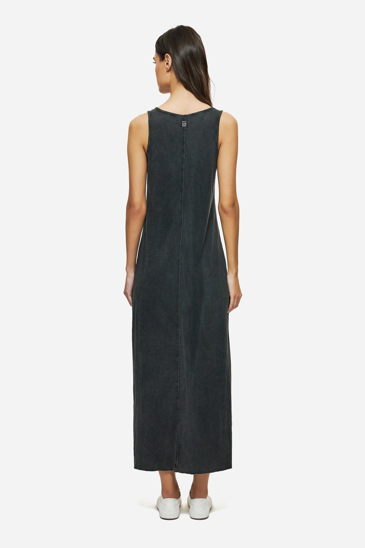 DLWD000078 - MAXI TANK DRESS - VINTAGE BLACK