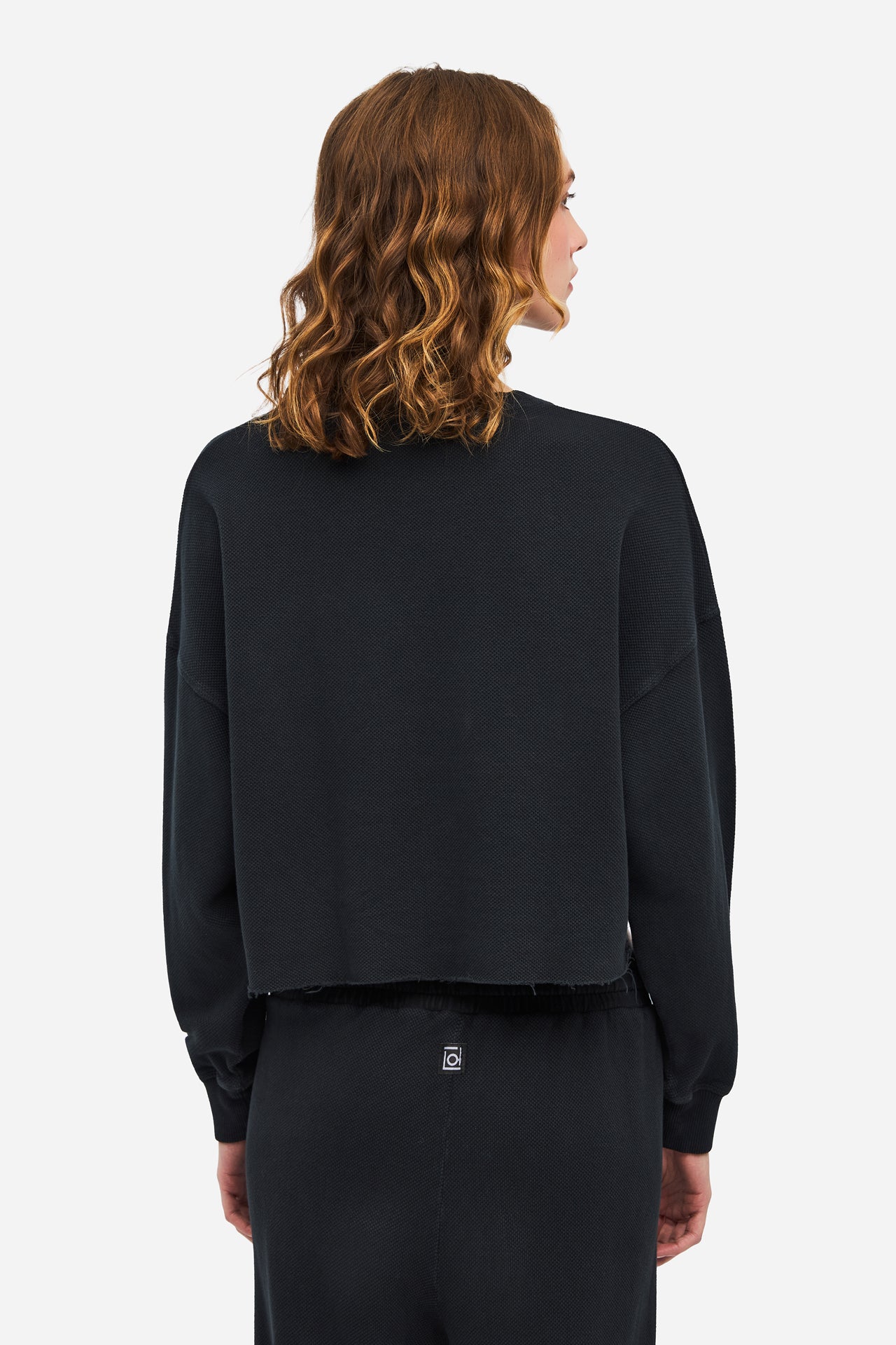 Dirty Laundry Cropped Long Sleeve Top