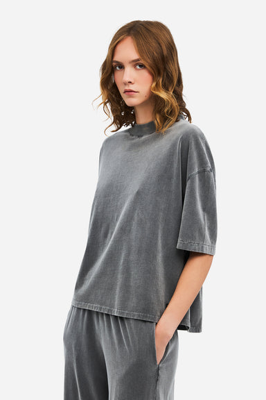 Dirty Laundry Oversized High Neck T-Shirt
