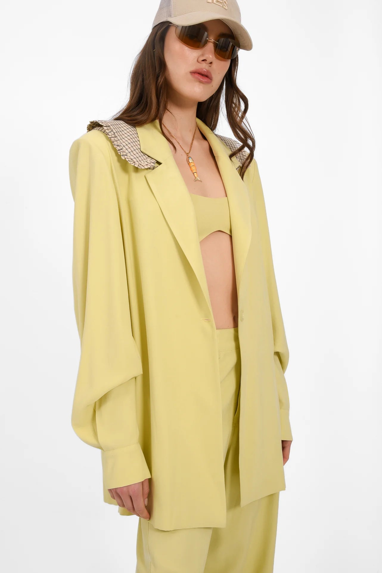 NOA OVERSIZED BLAZER LIME