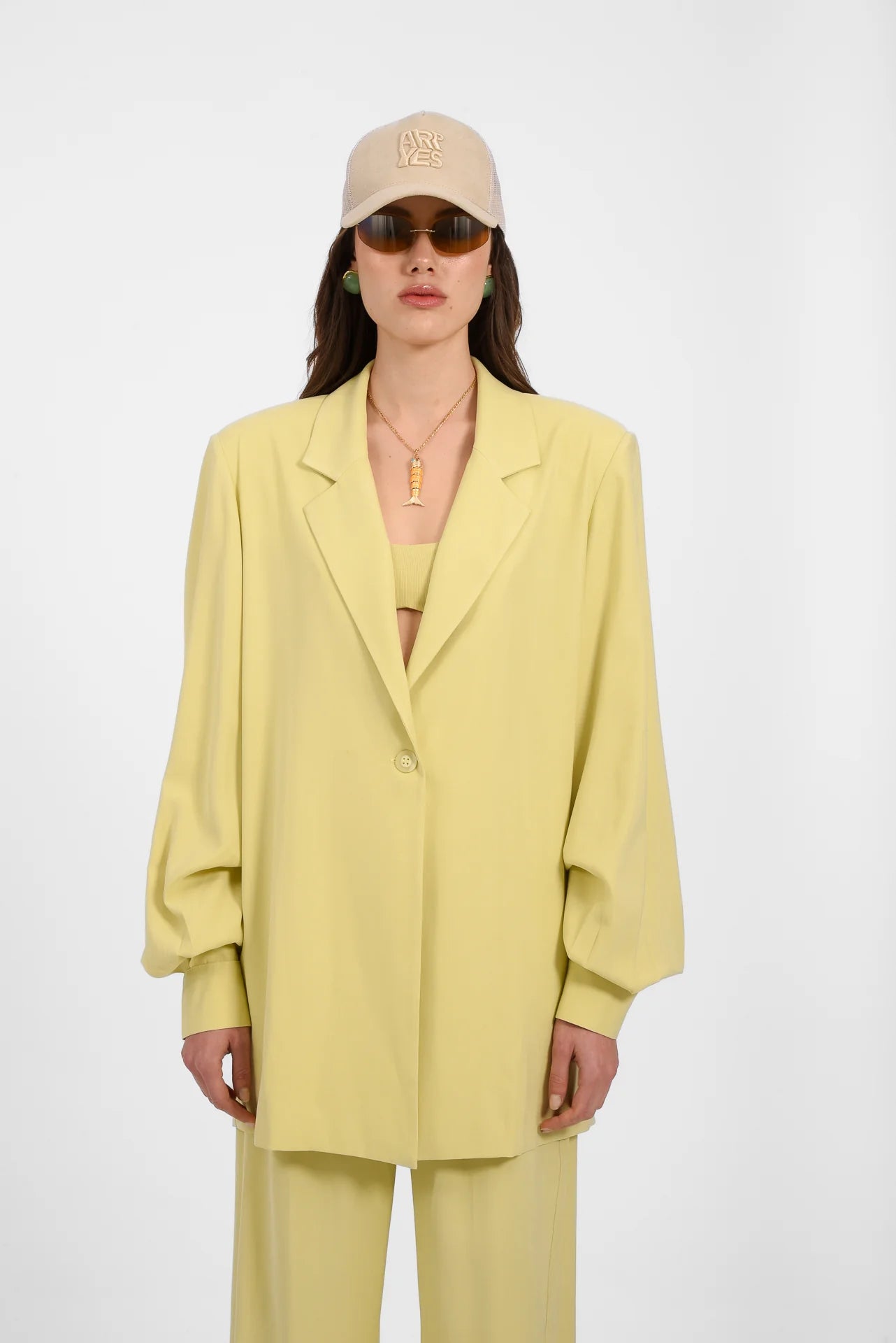 NOA OVERSIZED BLAZER LIME