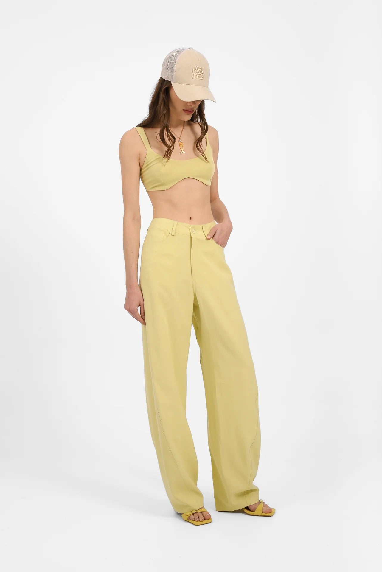 NOA PANTS LIME