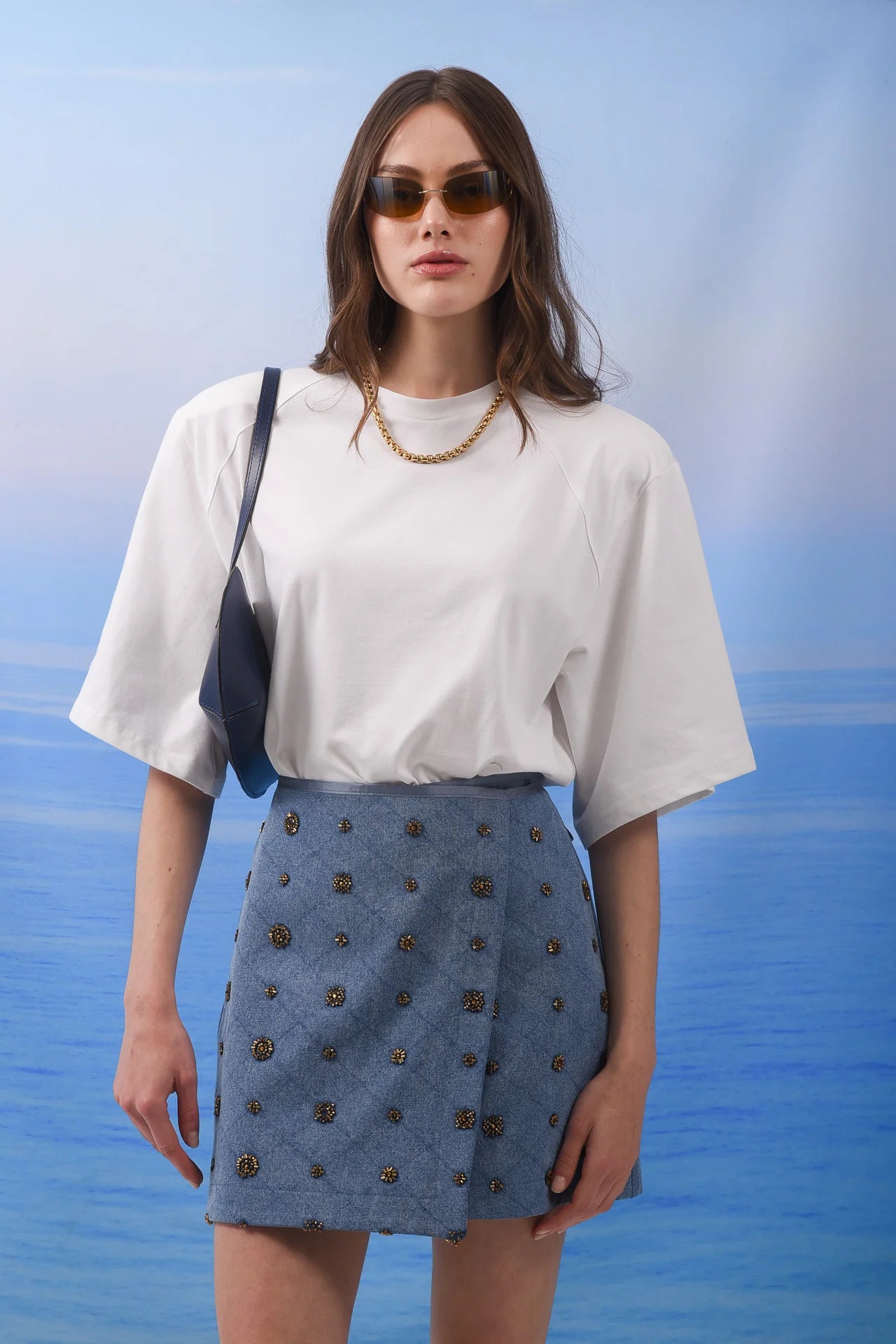 AMBER MINI WRAP SKIRT