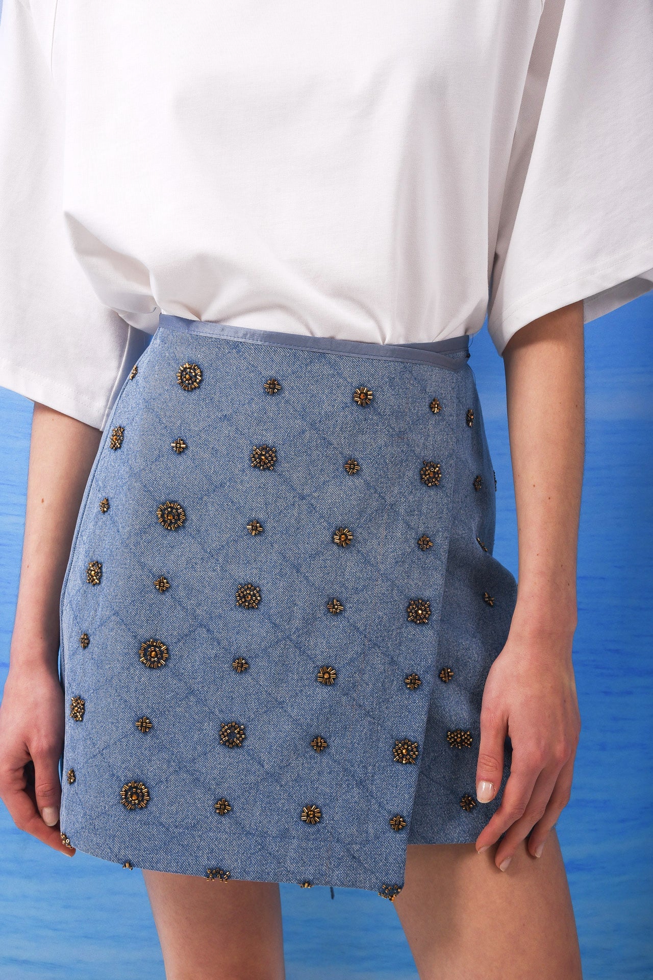 AMBER MINI WRAP SKIRT