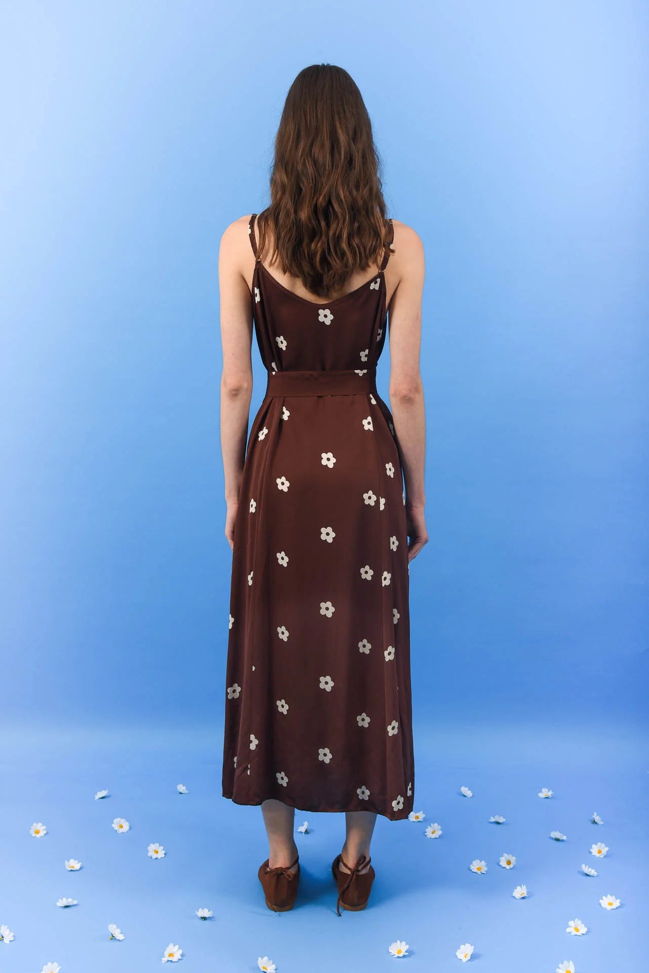 DAISY DRESS BROWN