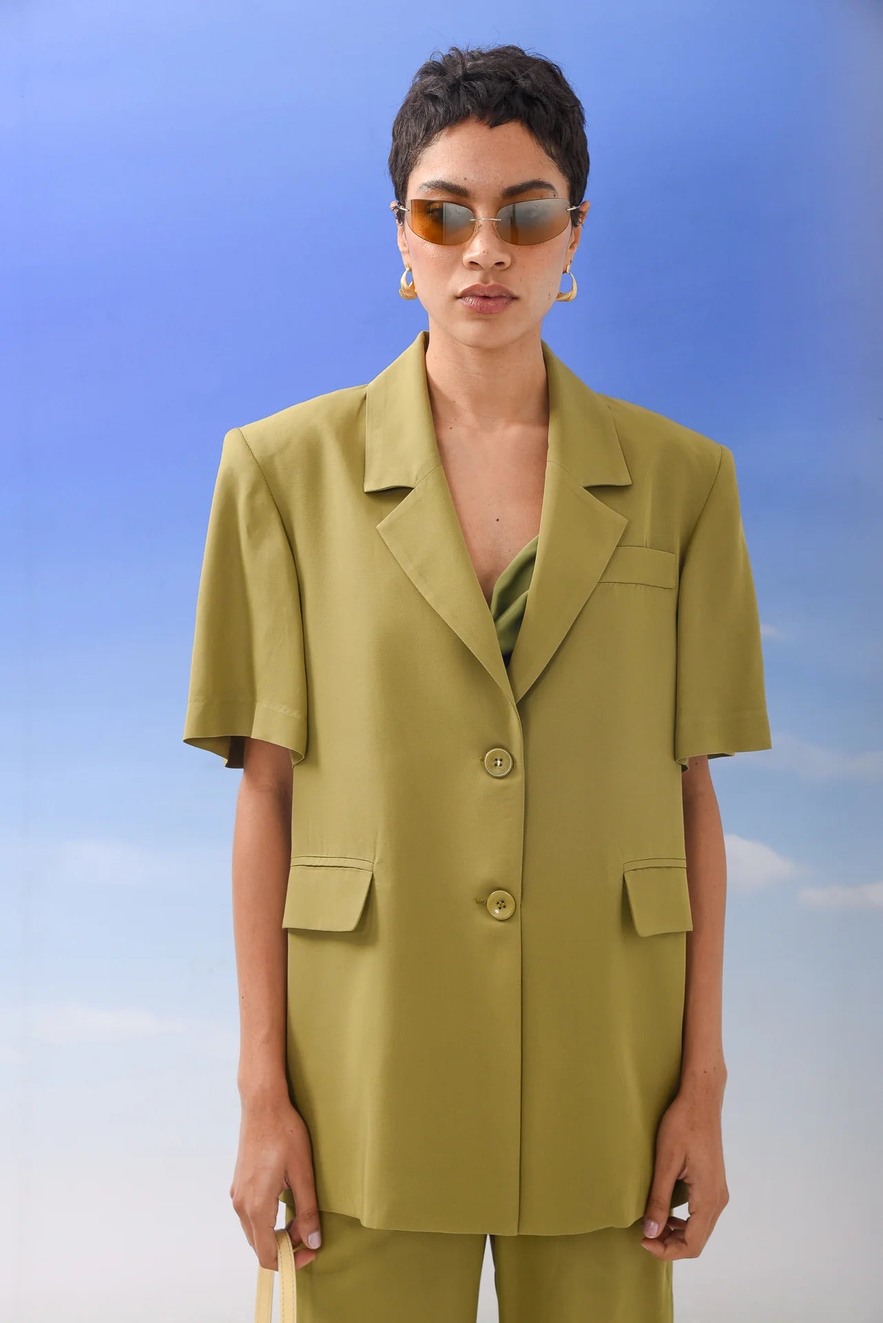 MELTEMI BLAZER OLIVE