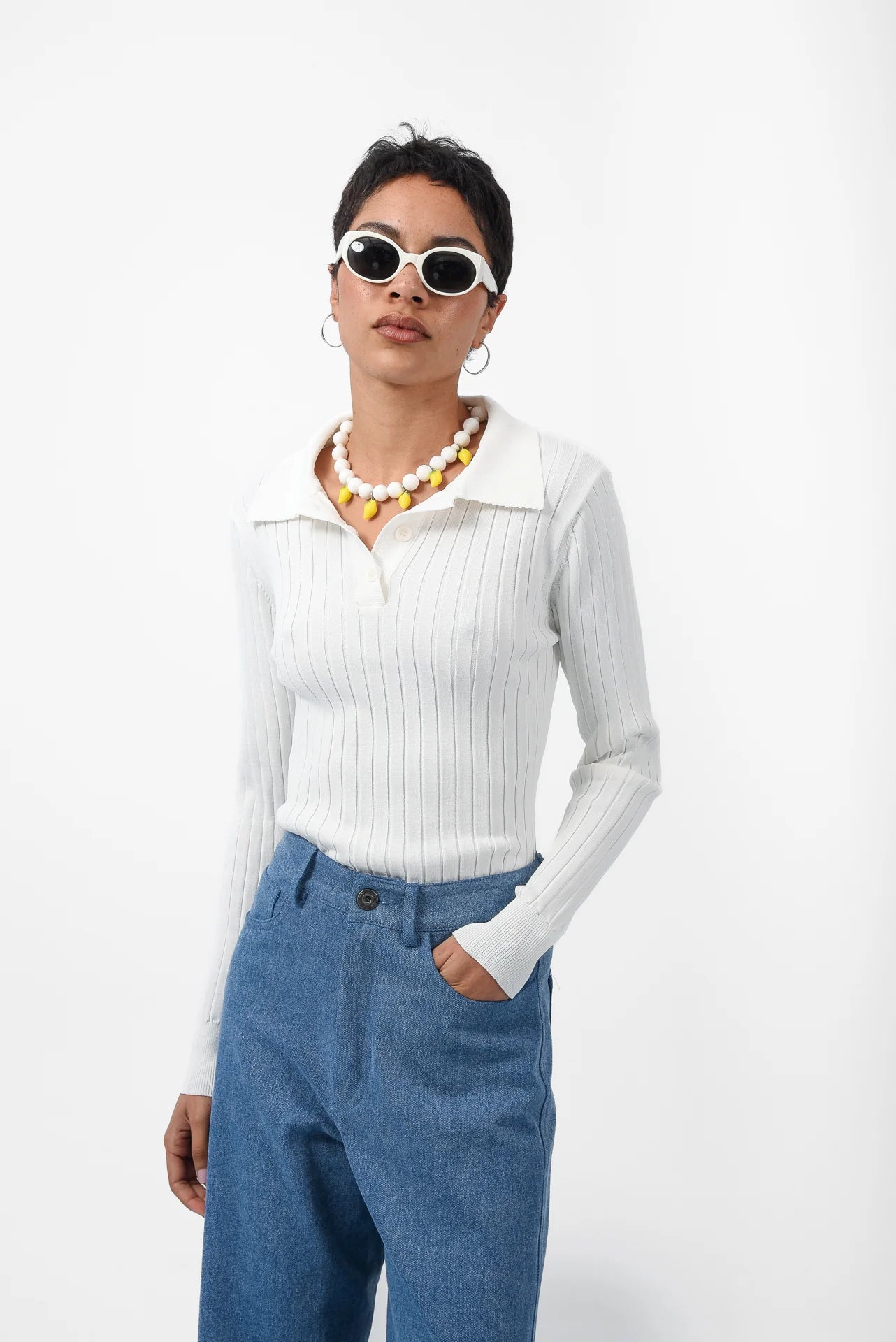 STARFRUIT POLO WHITE