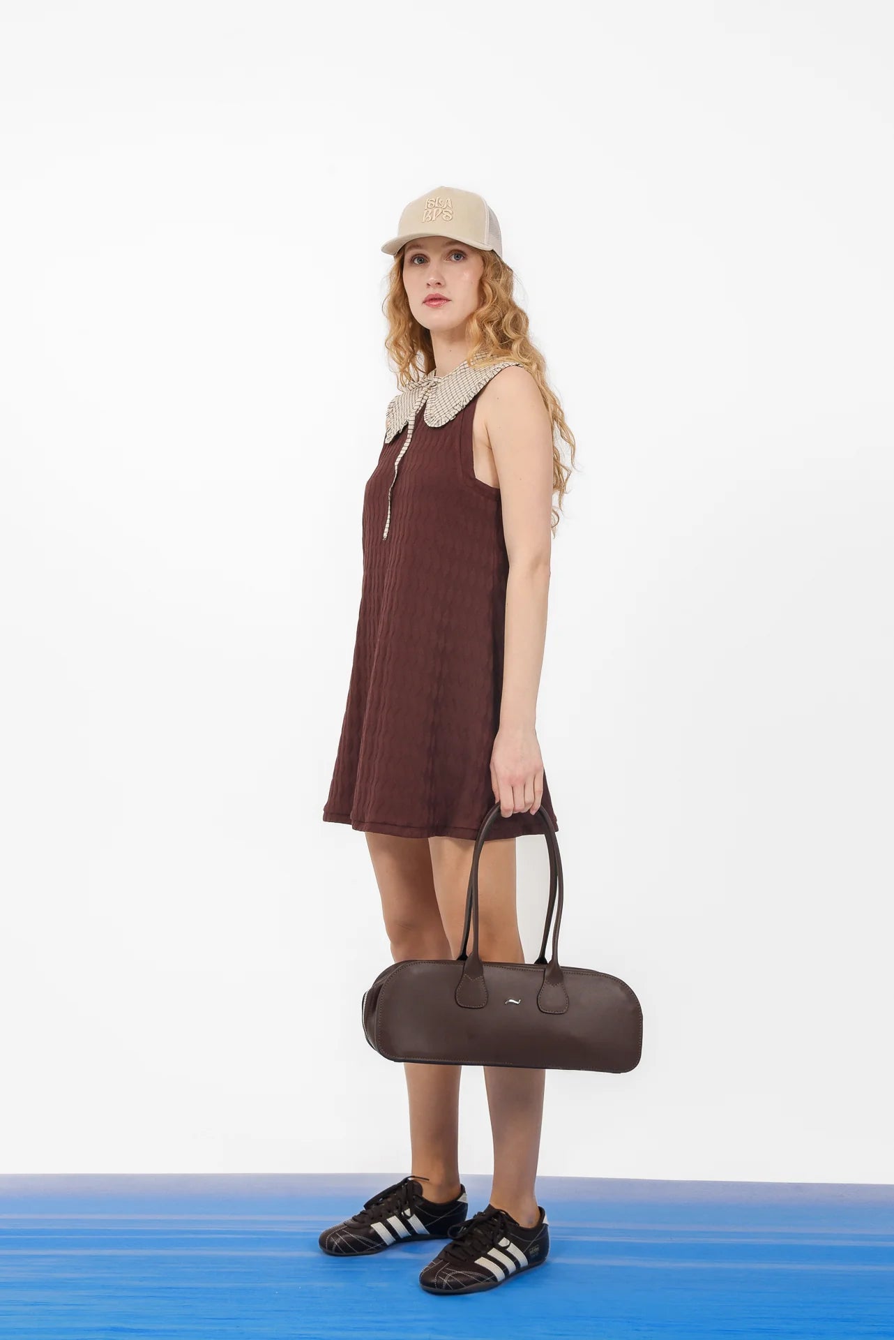 SANDY DRESS BROWN