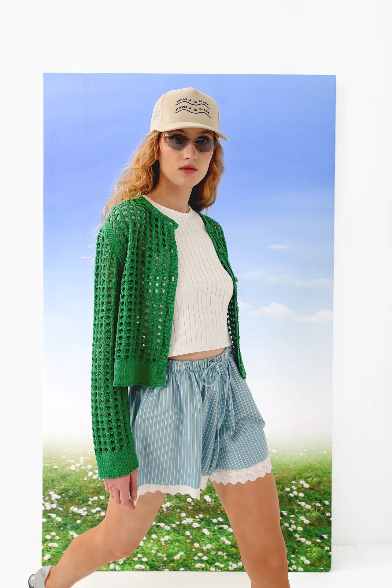 SUMMER CARDIGAN GREEN