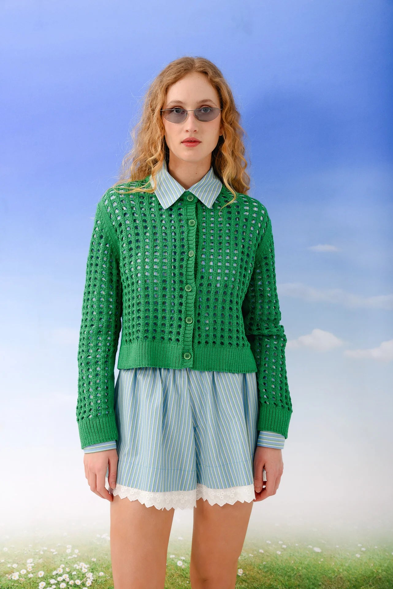 SUMMER CARDIGAN GREEN