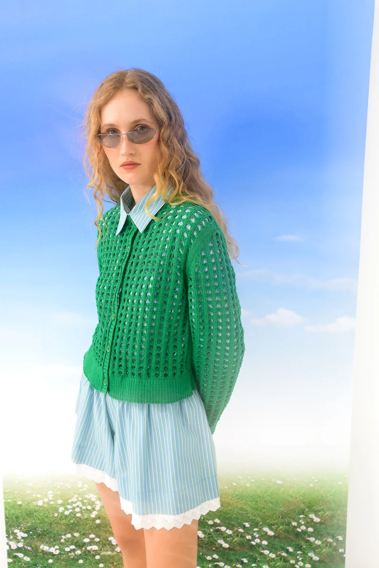 SUMMER CARDIGAN GREEN
