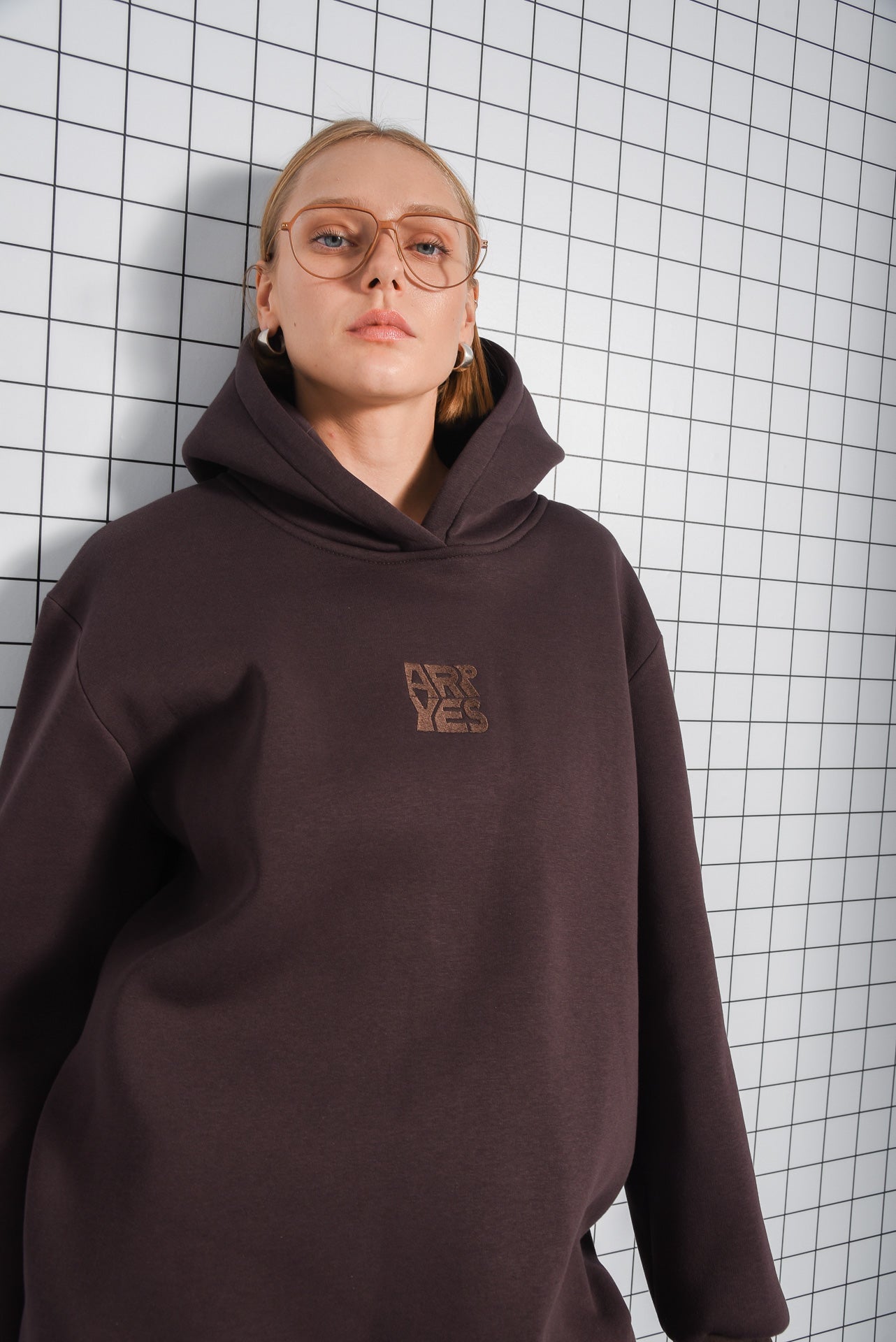 PROGRESS HOODIE BROWN