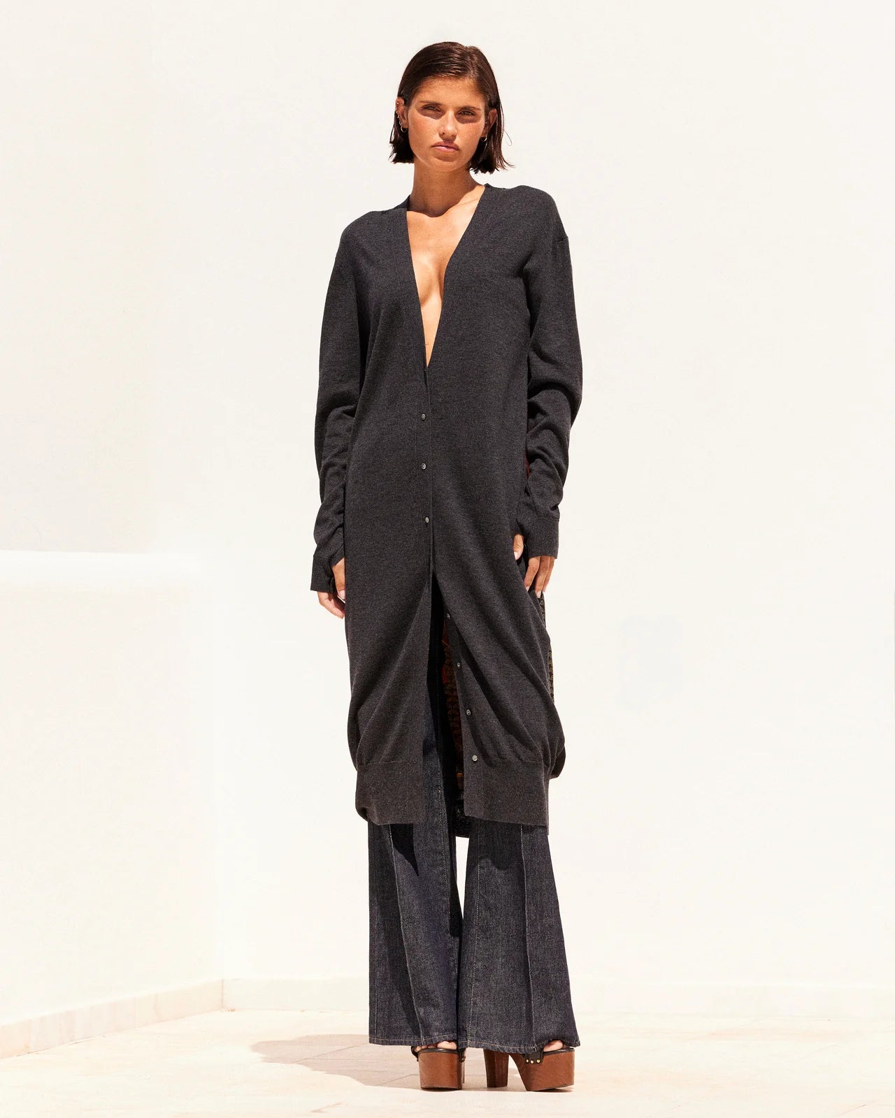 51LFLYN - Charcoal Cardigan