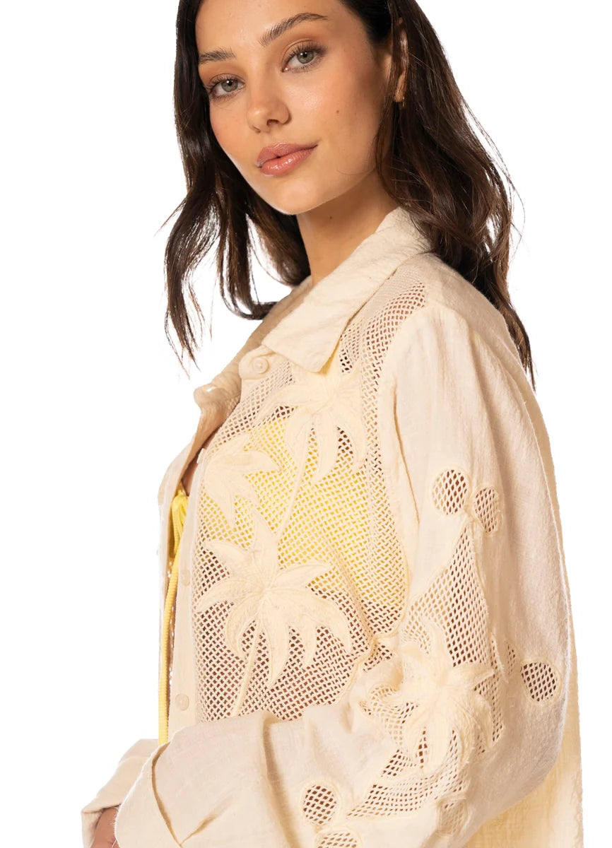 PT3404CLS001 - Beach Netting Rory Long Shirt