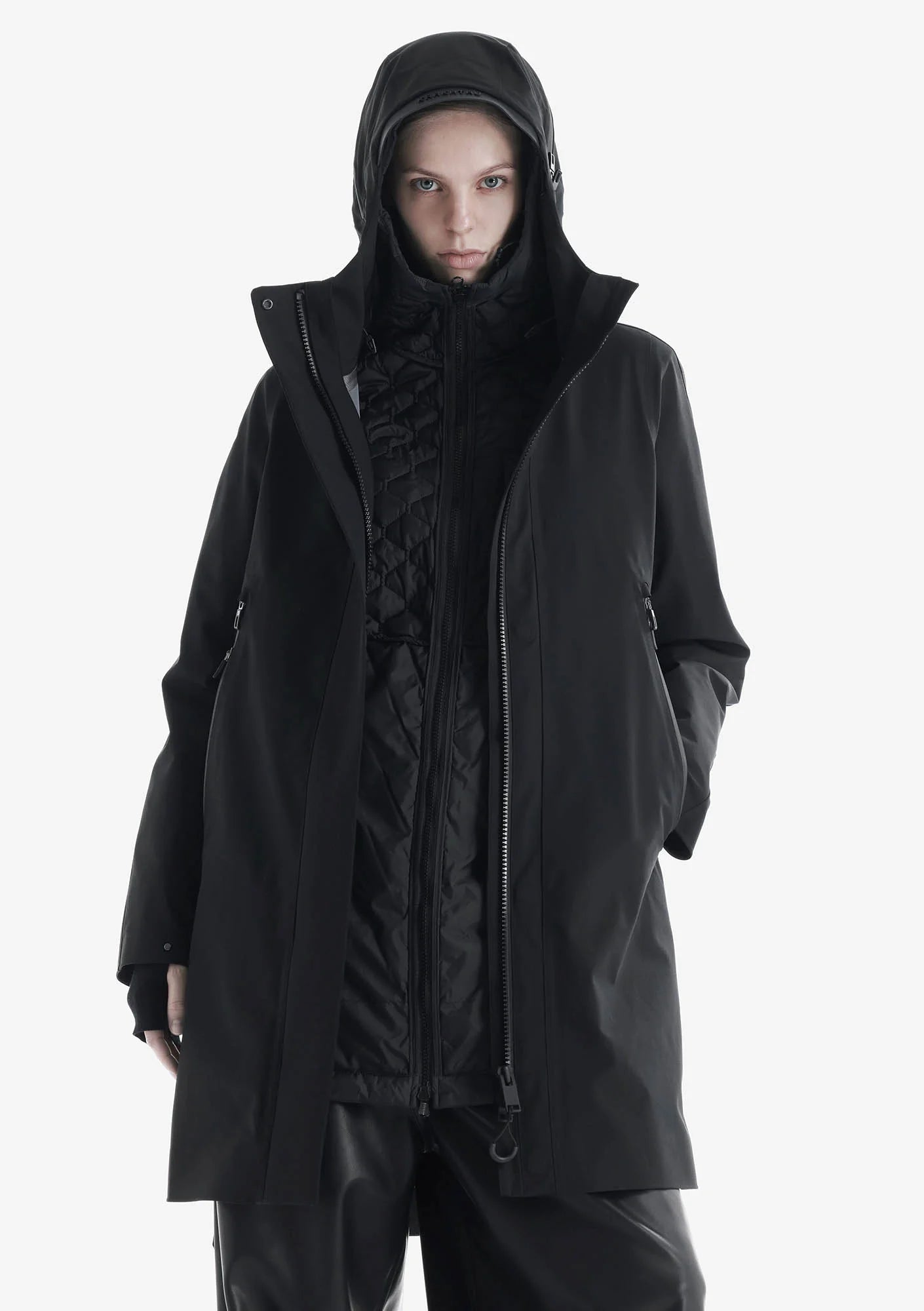 QW533 - PLANCK Liner Parka - Black