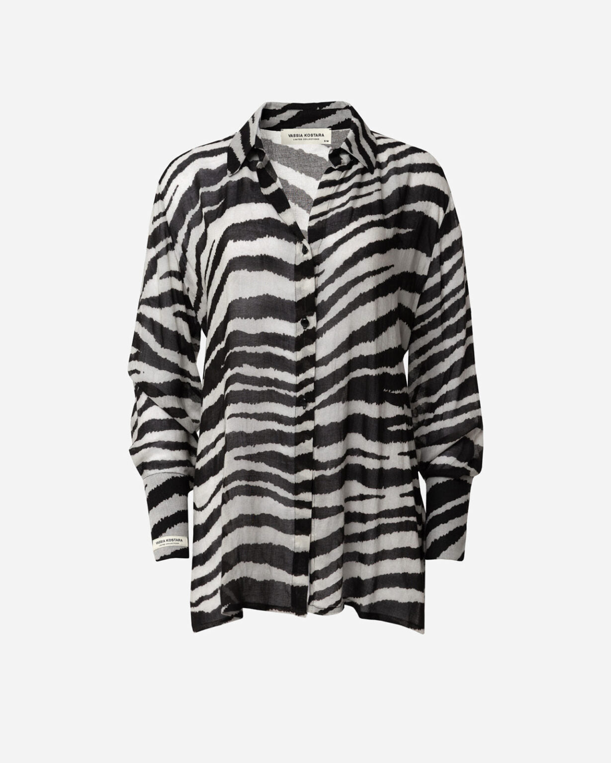 ZEBRA PRINT SLIM-FIT SHIRT