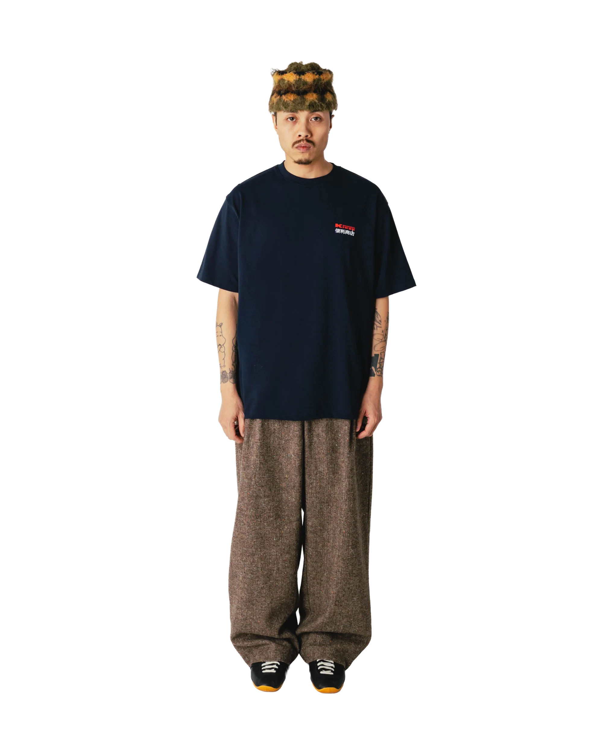 Woodbird WBBaine Pack Tee Dark Navy