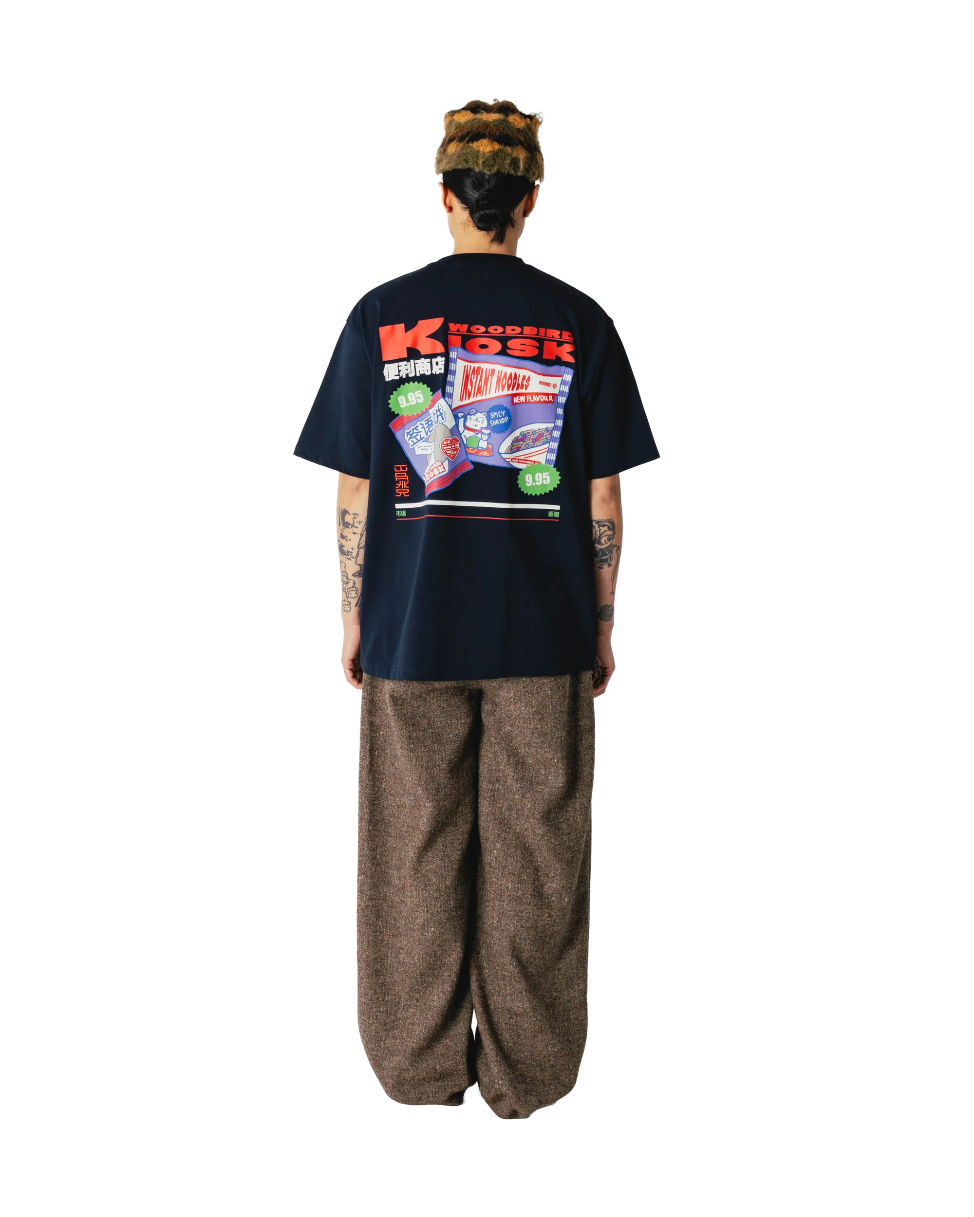 Woodbird WBBaine Pack Tee Dark Navy