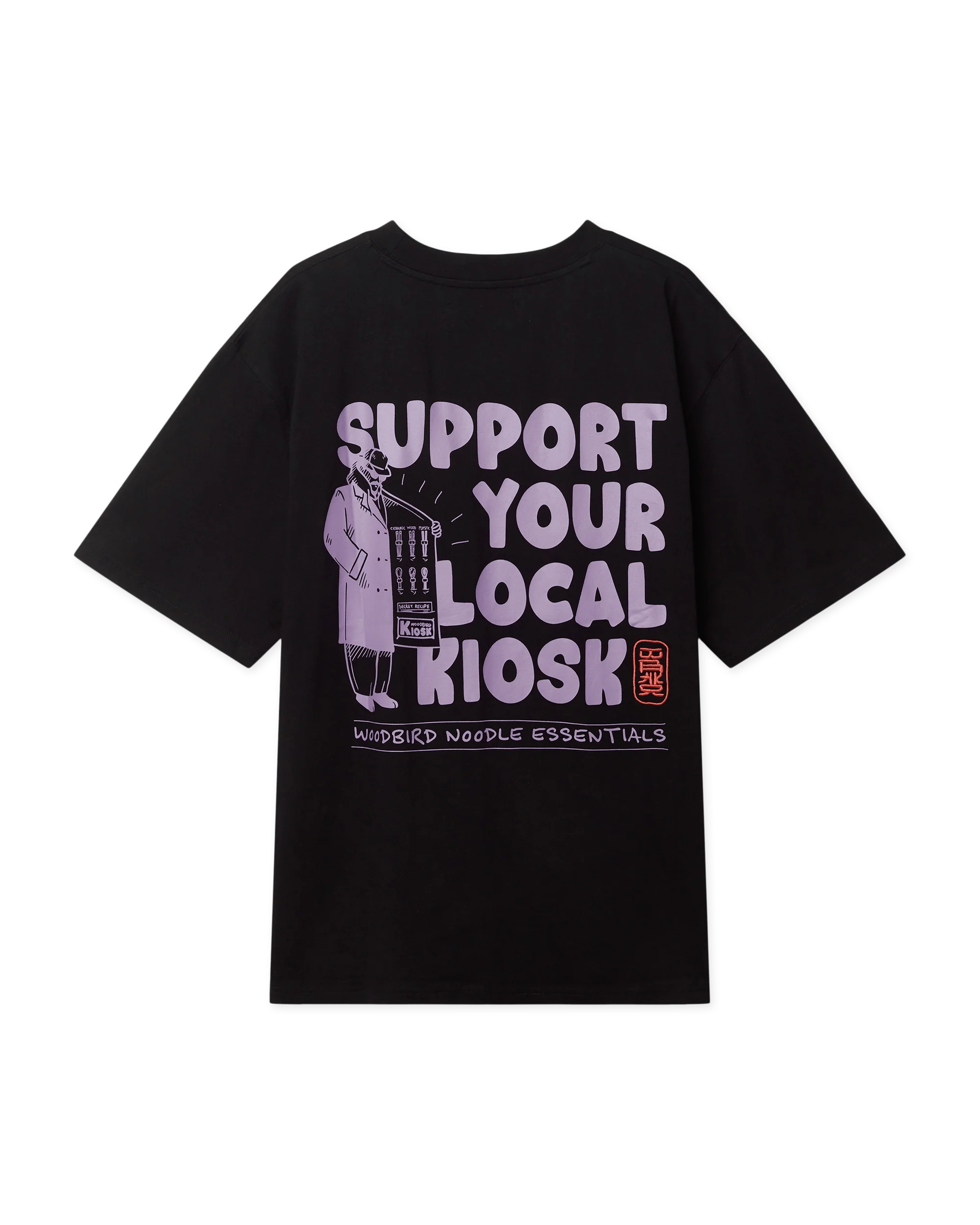 Woodbird WBBaine Support Tee Black