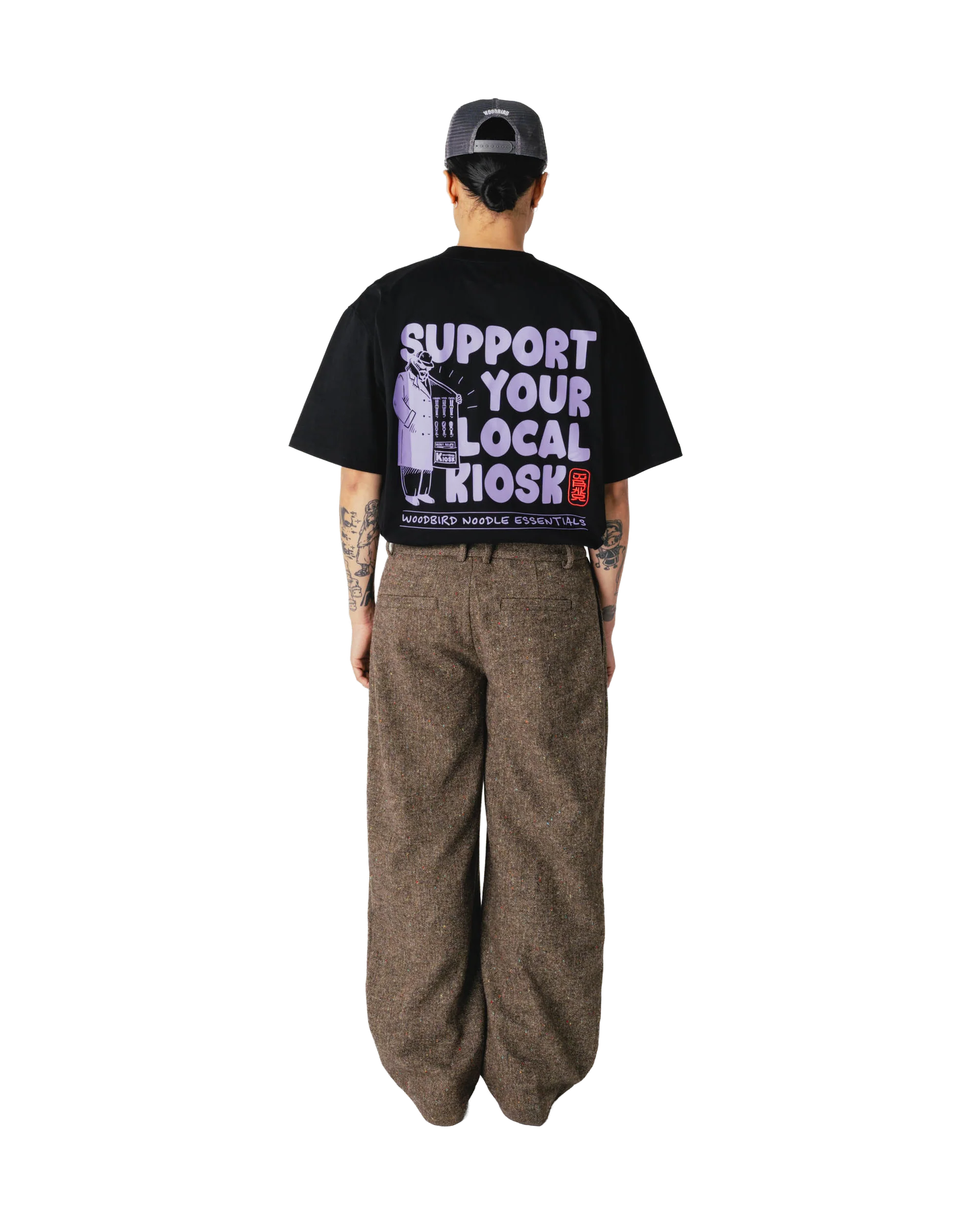 Woodbird WBBaine Support Tee Black