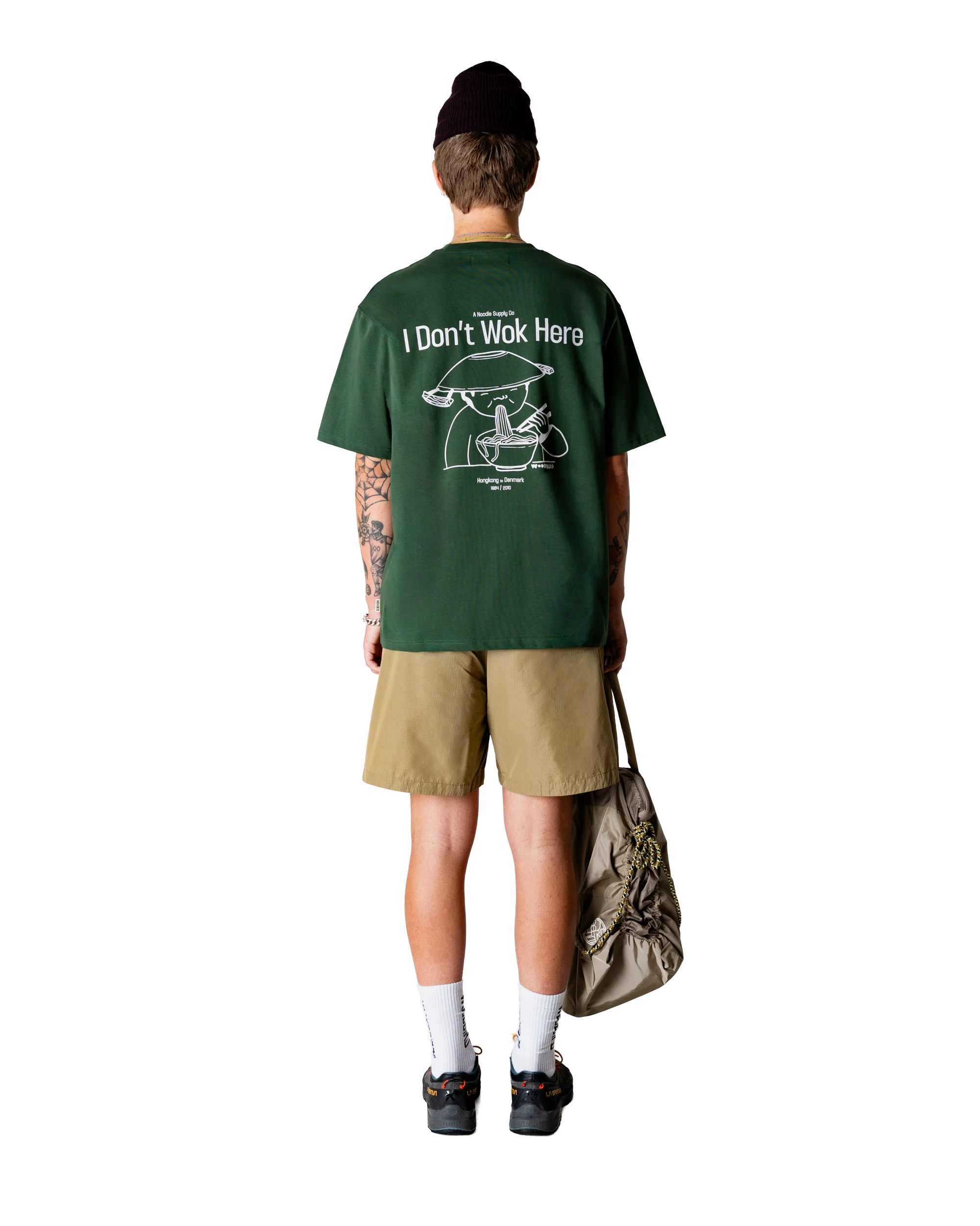 WBBAINE WOK TEE - PINE GREEN