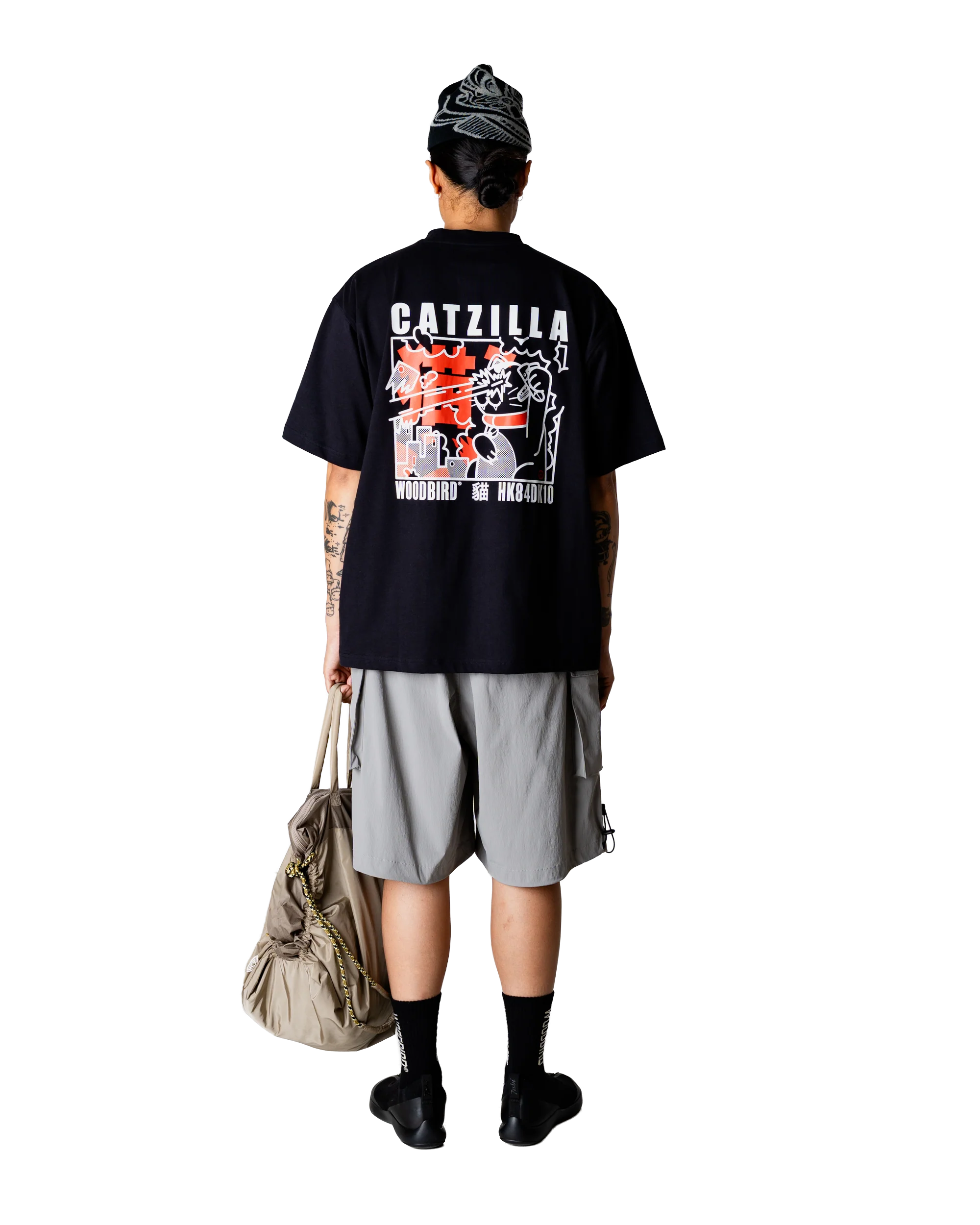 WBBAINE ZILLA TEE - Black