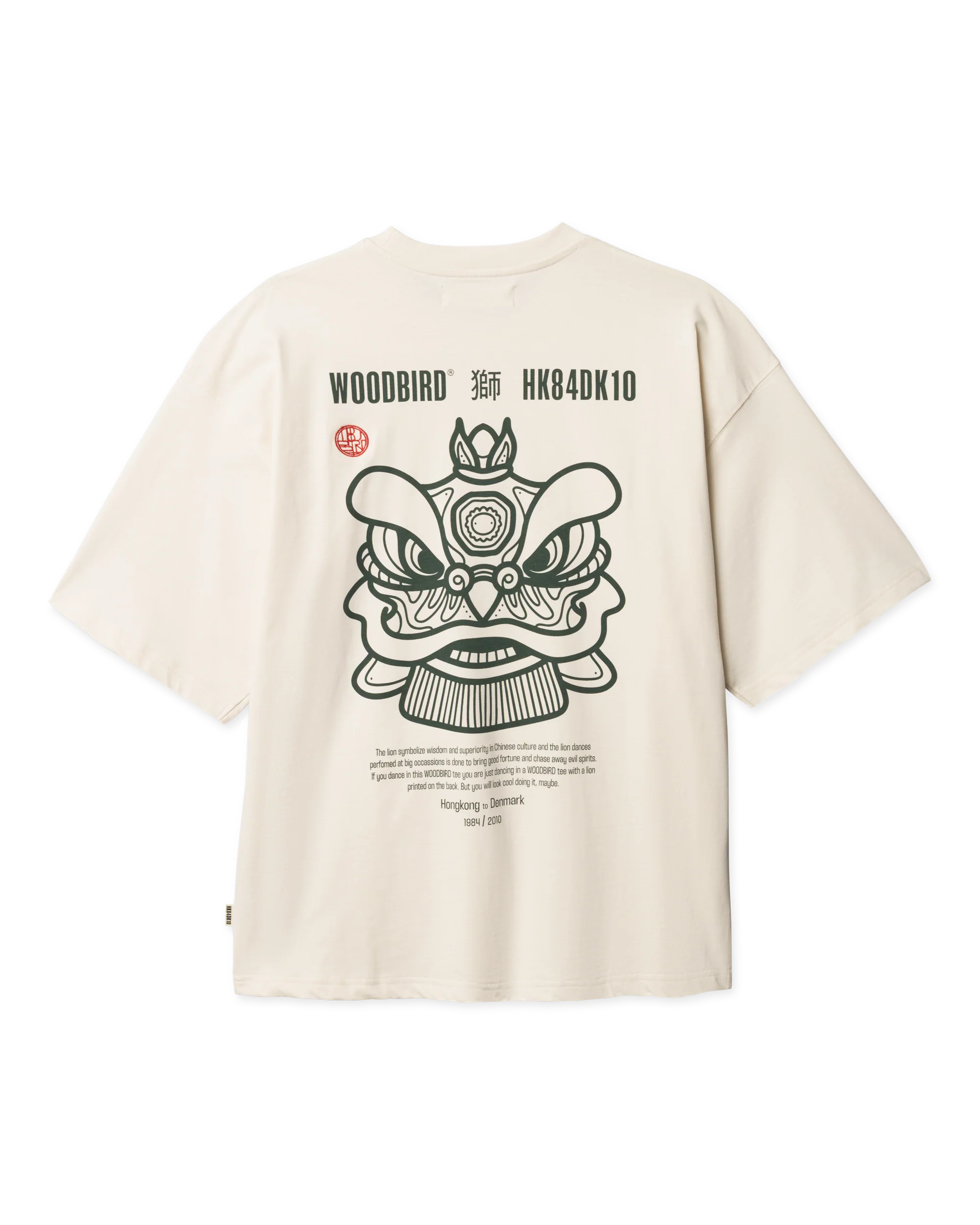 WBBEAM LION TEE - OFF WHITE