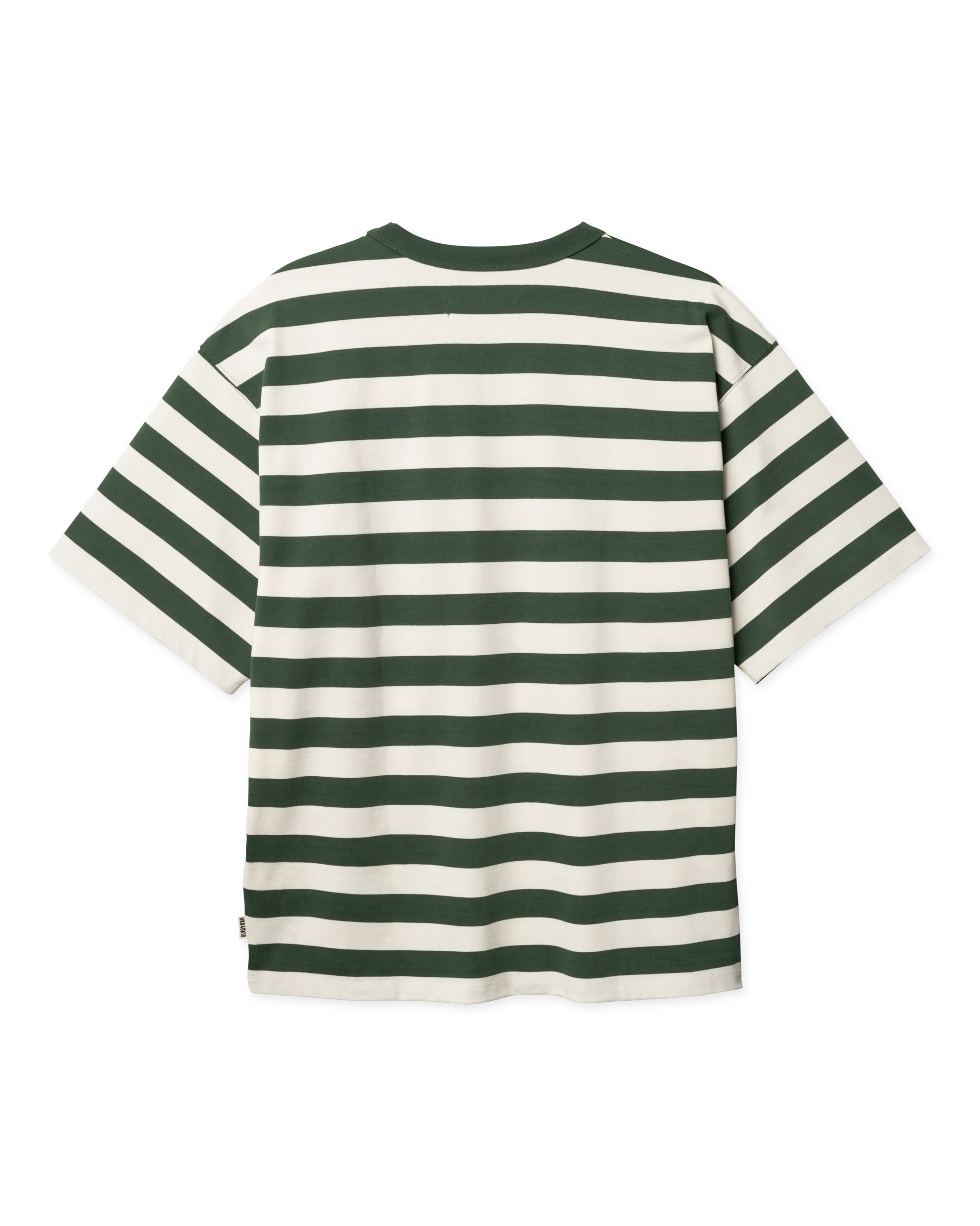 WBBEAM STRIPE TEE - PINE GREEN