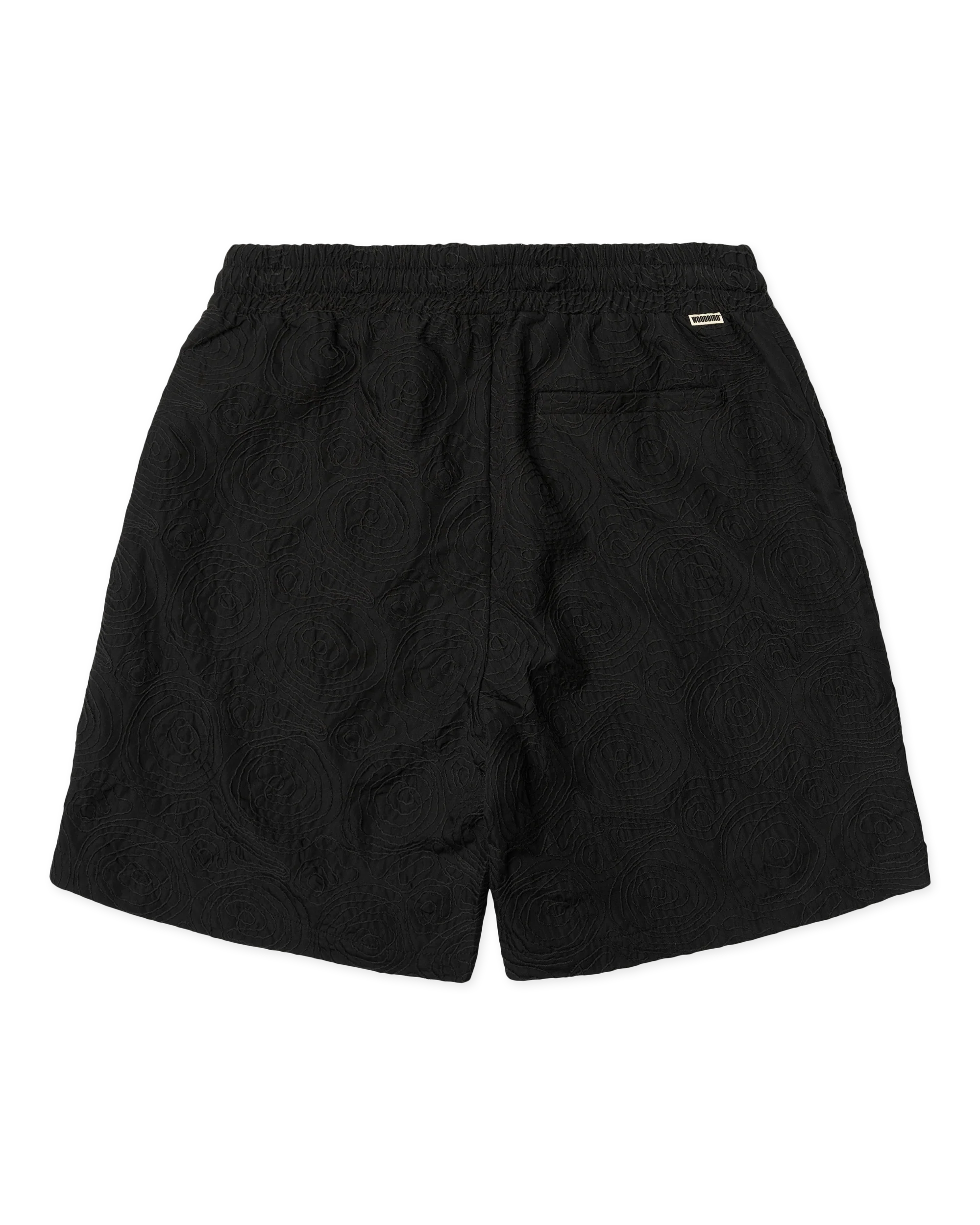 WBBOMMY EMBROIDERY SHORTS - BLACK