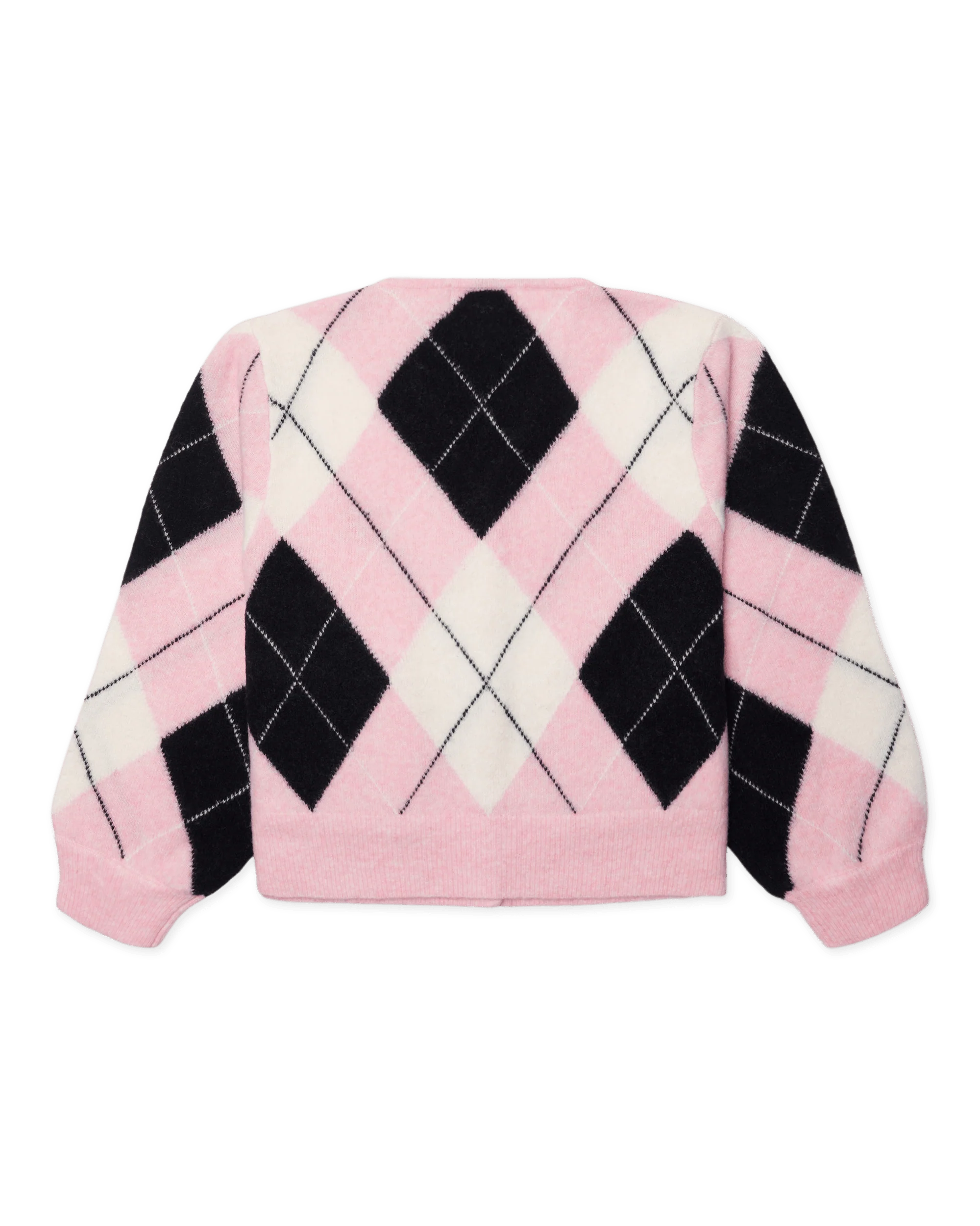 Woodbird WBFen Argyle Cardigan Dusty Violet-Navy