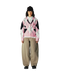 Woodbird WBFen Argyle Cardigan Dusty Violet-Navy