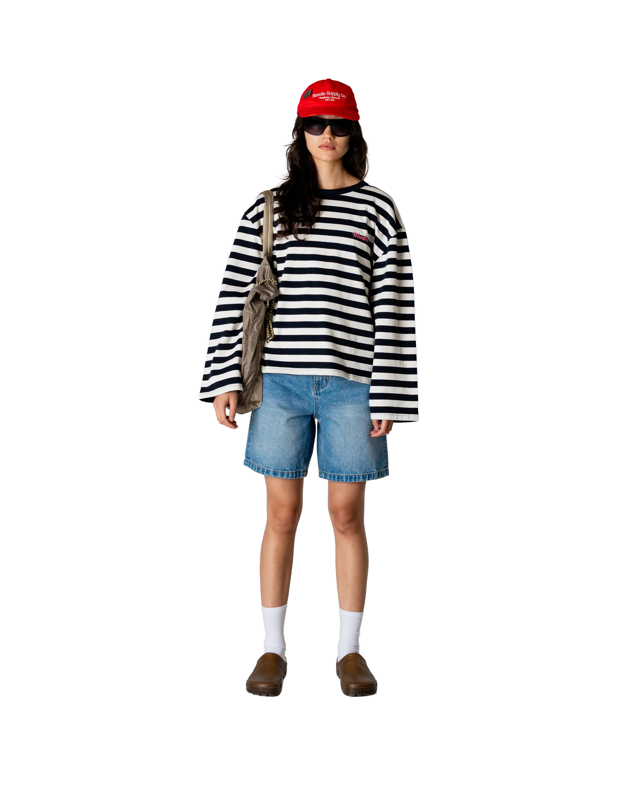 WBJOUL WIDE SLEEVE STRIPE TEE