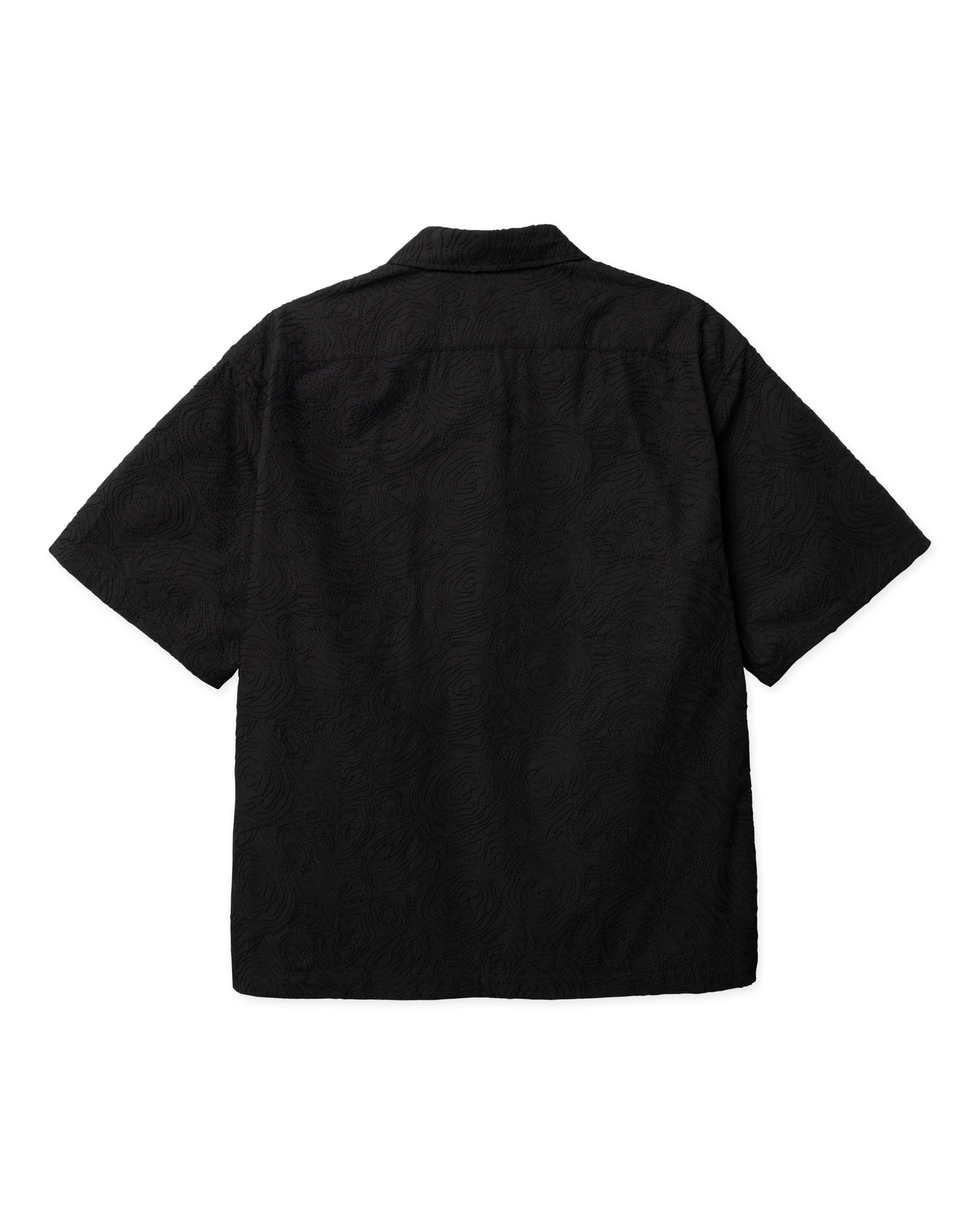 WBWANG EMBROIDERY SHIRT - BLACK