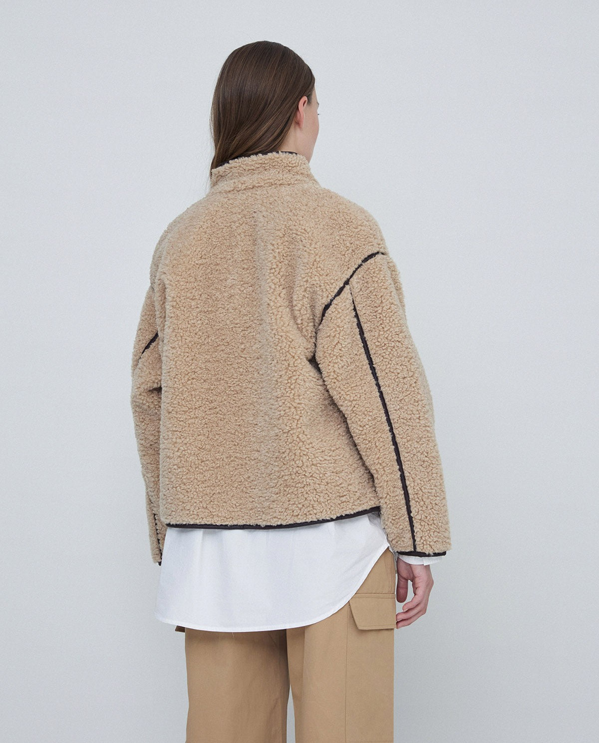 SHEARLING JACKET BEIGE  Ref. 41612