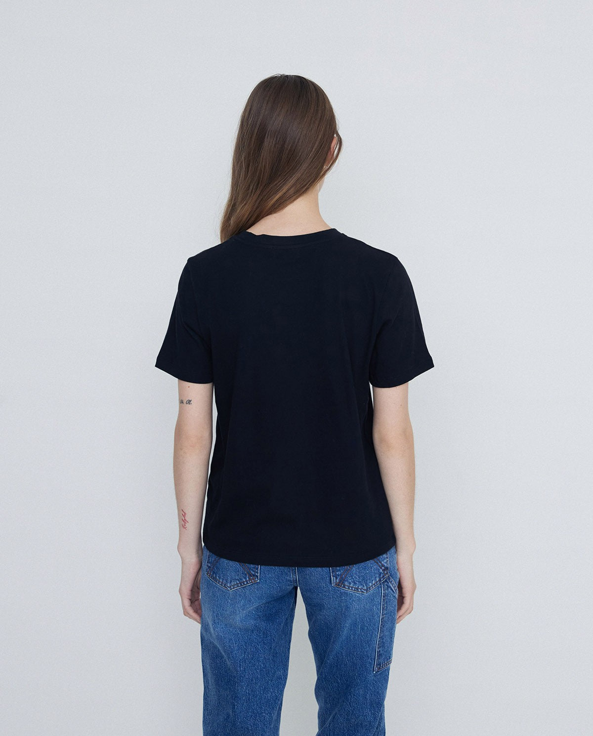 SHORT-SLEEVE COTTON T-SHIRT BLACK  Ref. 41106