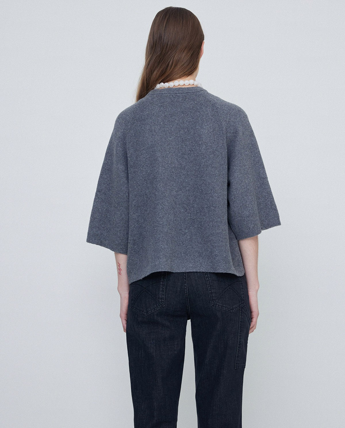 WOOL T-SHIRT GREY  Ref. 41534