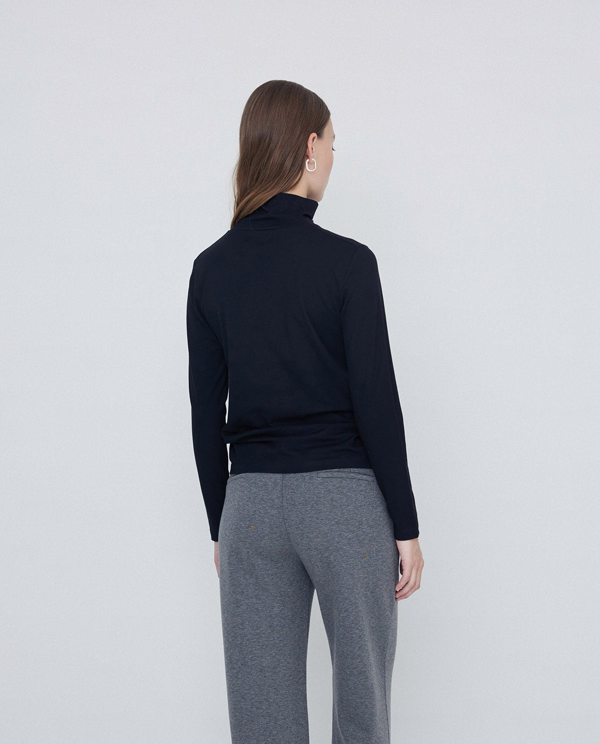 THIN SWEATER HIGH NECK BLACK  Ref. 41486